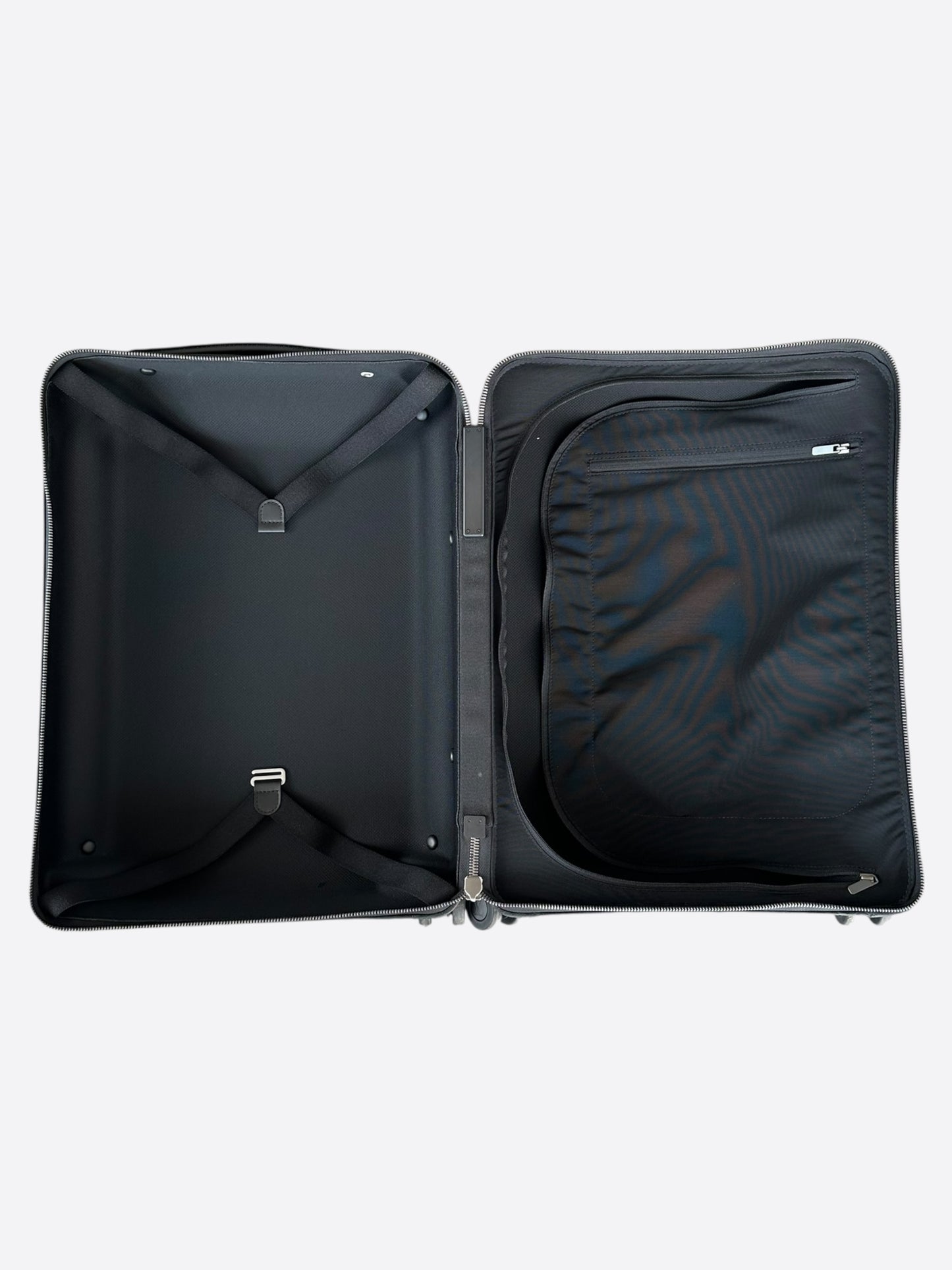 Louis Vuitton Black Taurillon Monogram Horizon 50