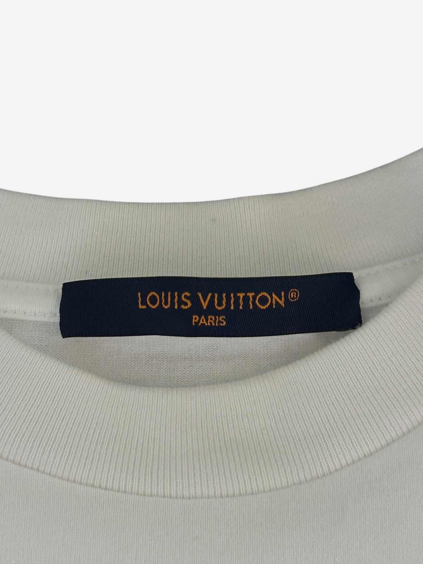 Louis Vuitton White & Multicolor Seashells T-Shirt