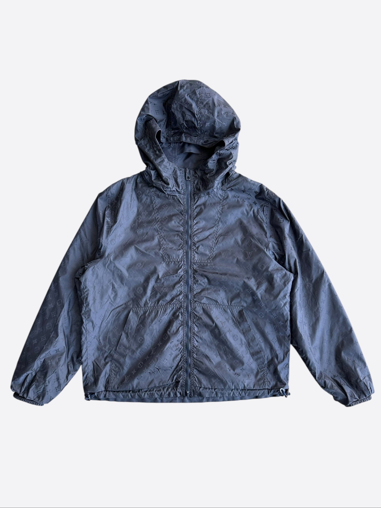 Louis Vuitton Navy Monogram Reversible Windbreaker