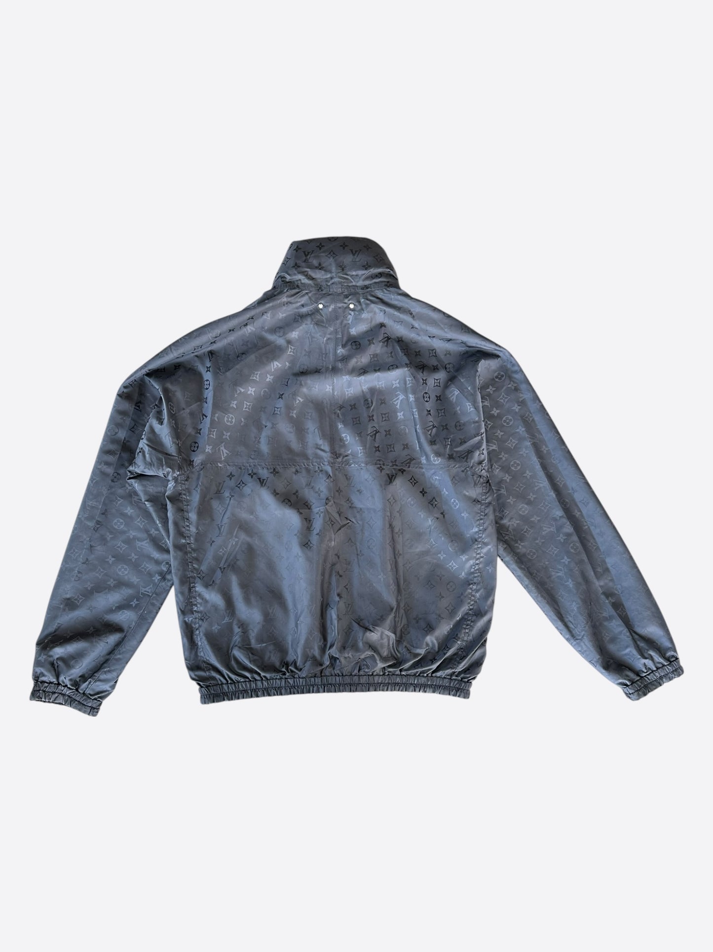 Louis Vuitton Black Monogram Reversible Windbreaker