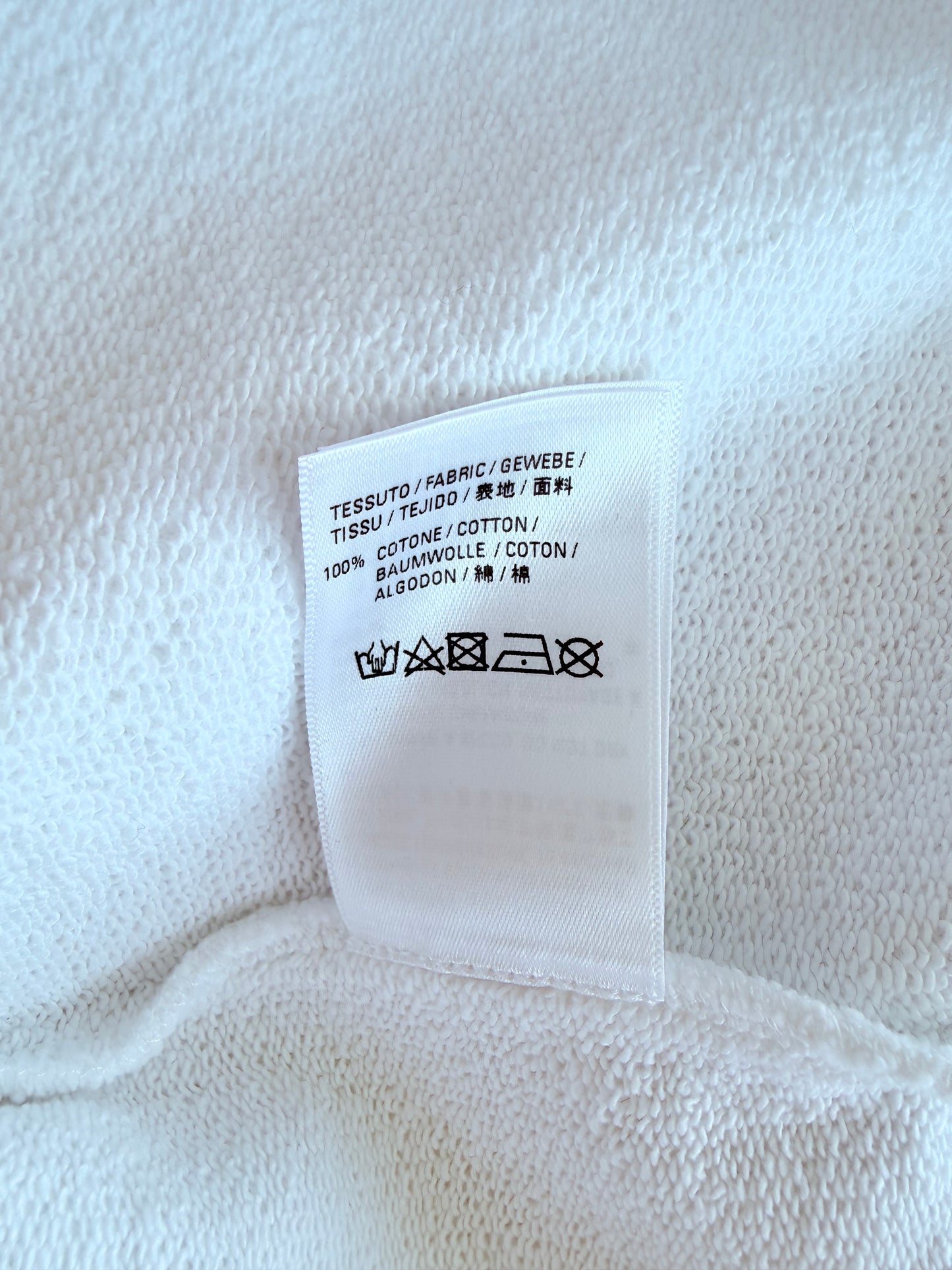 Balenciaga White, Red & Blue Logo Hoodie