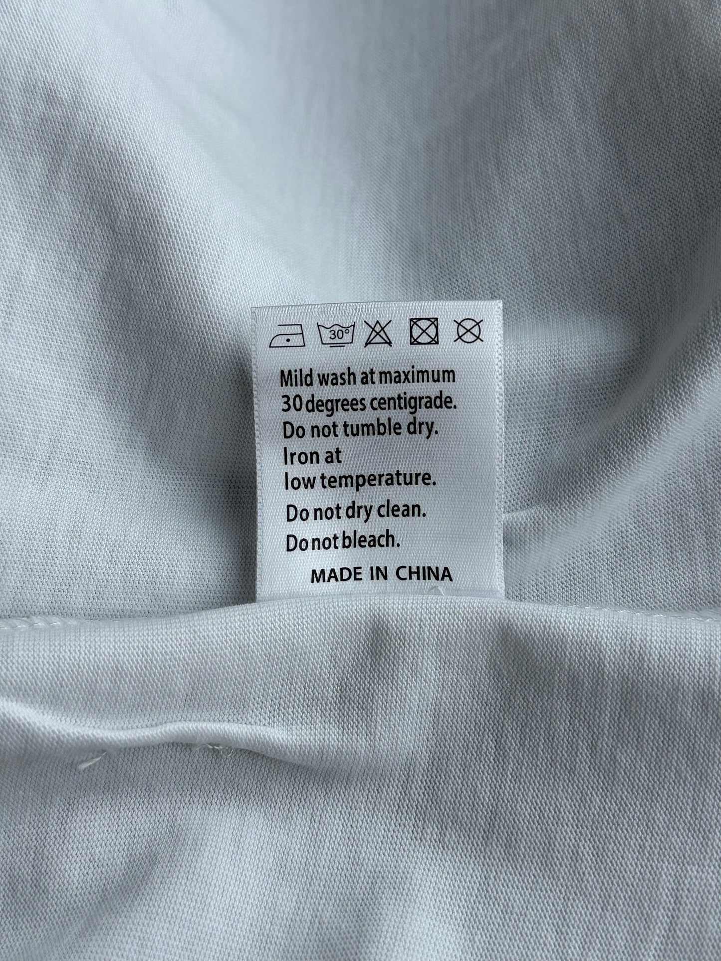 Who Decides War White & Blue Link Logo T-Shirt