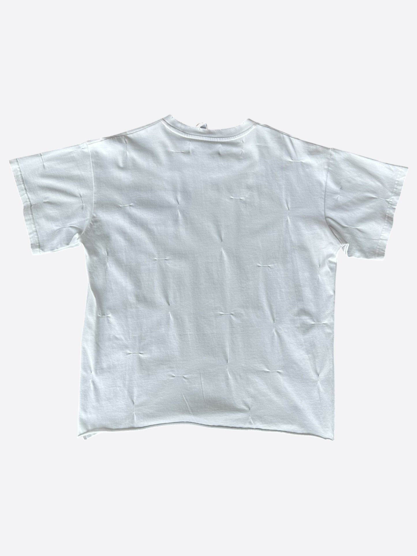 Who Decides War White & Blue Link Logo T-Shirt