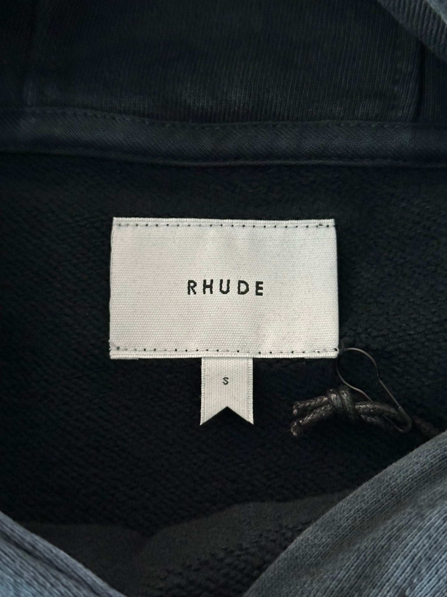 Rhude Black Desert Valley Cropped Hoodie