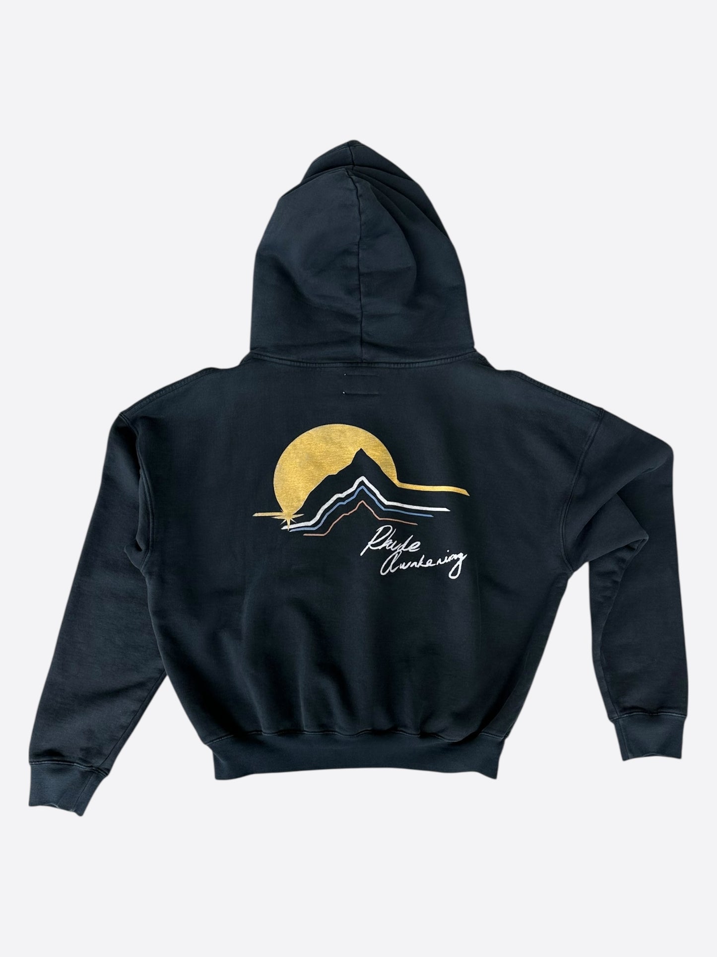 Rhude Vintage Black Awakening Hoodie