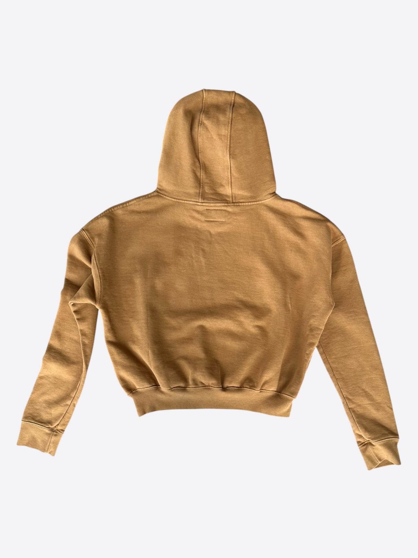 Rhude Brown Desert Valley Cropped Hoodie