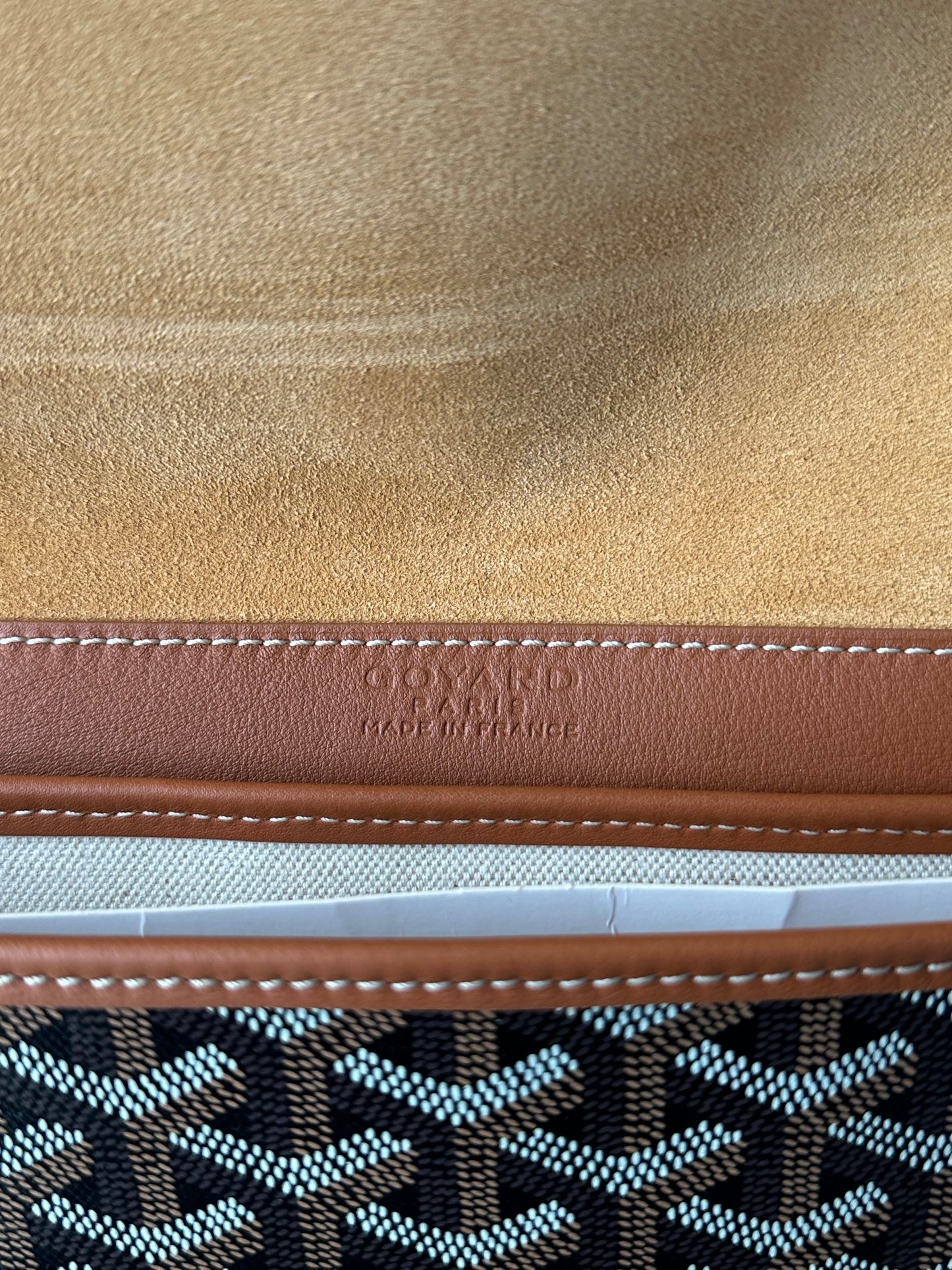 Goyard Black & Brown Coursier Messenger Bag