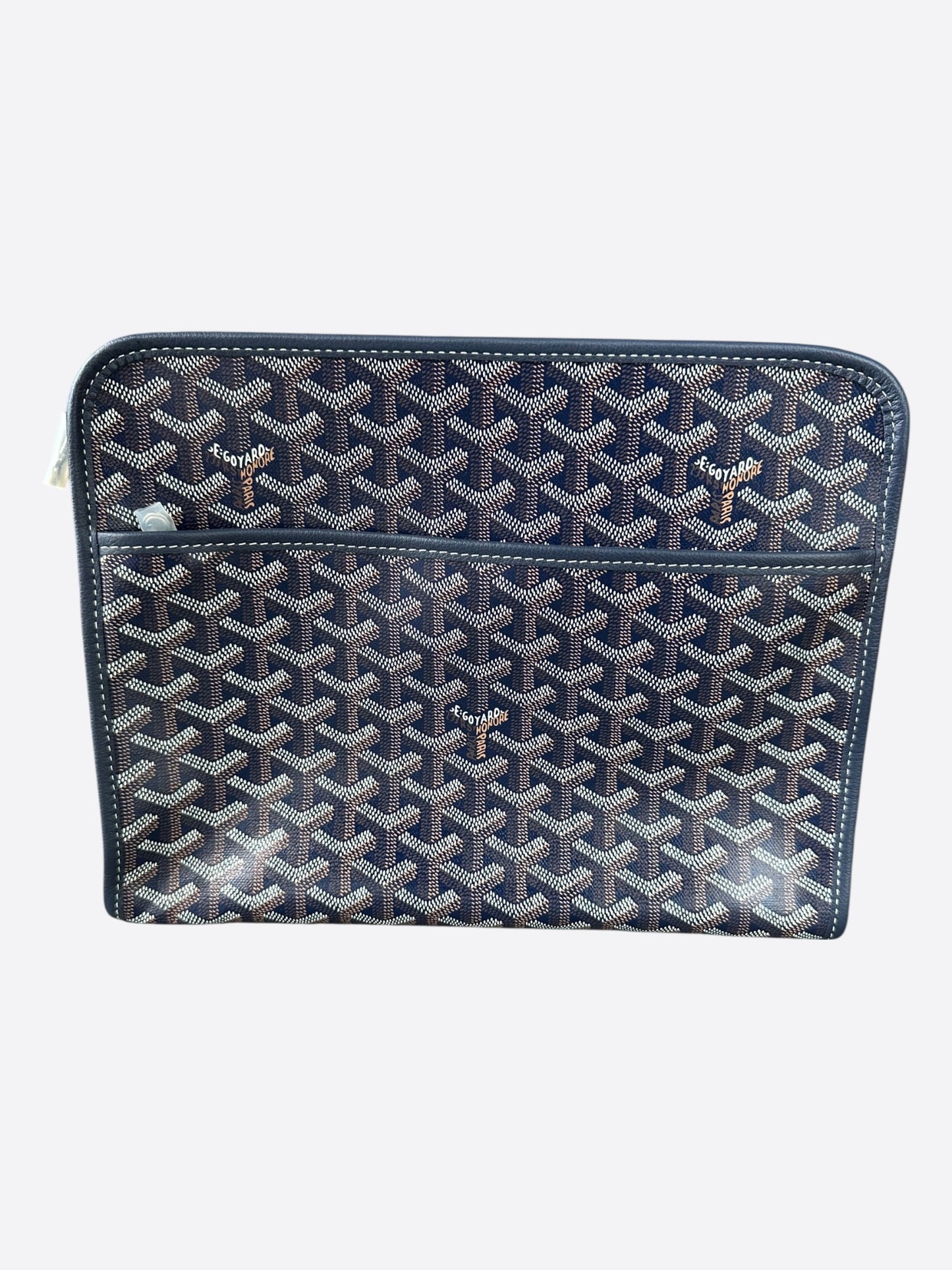 Goyard Navy Jouvence GM Toiletry Bag