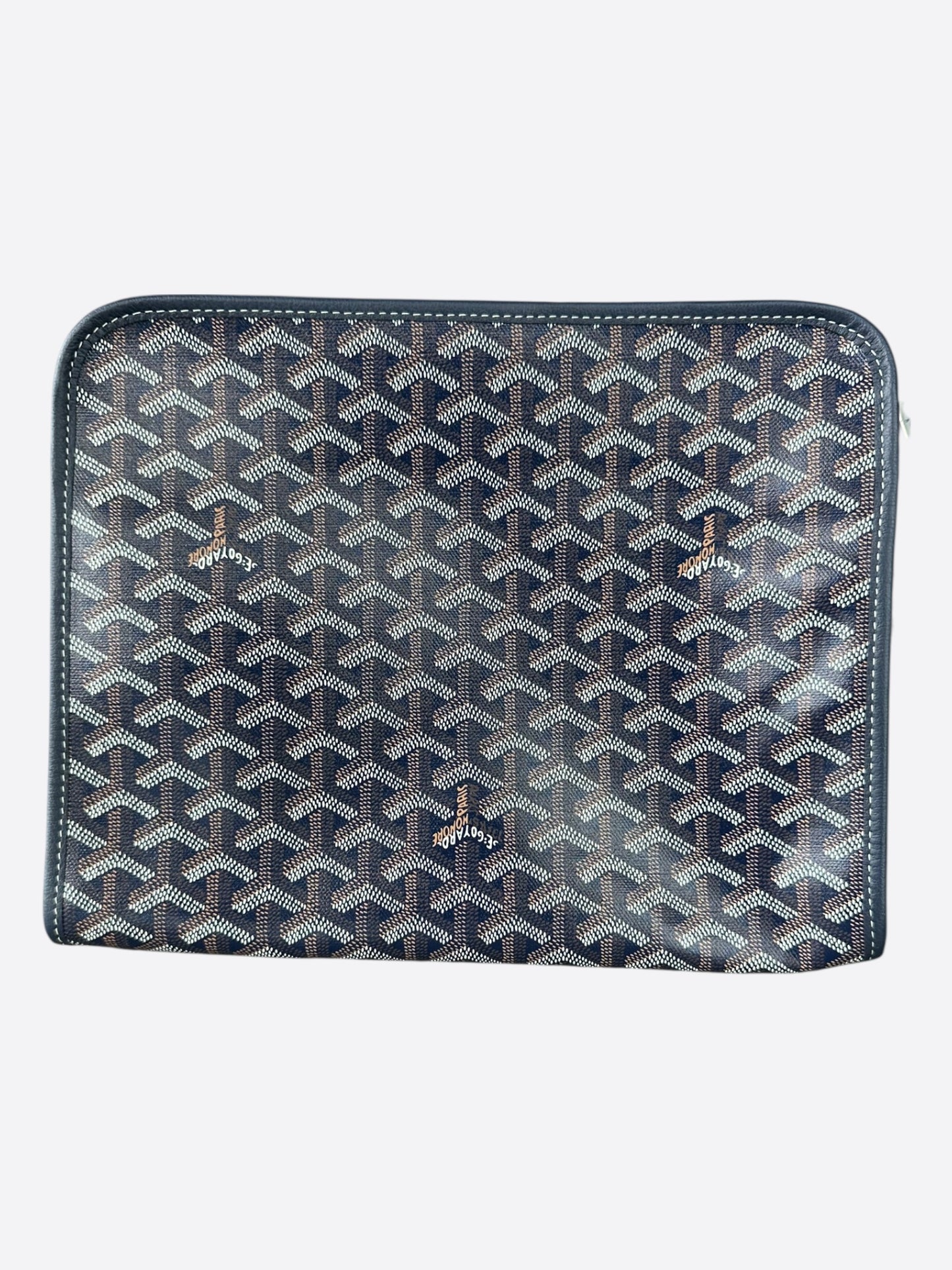 Goyard Navy Jouvence GM Toiletry Bag