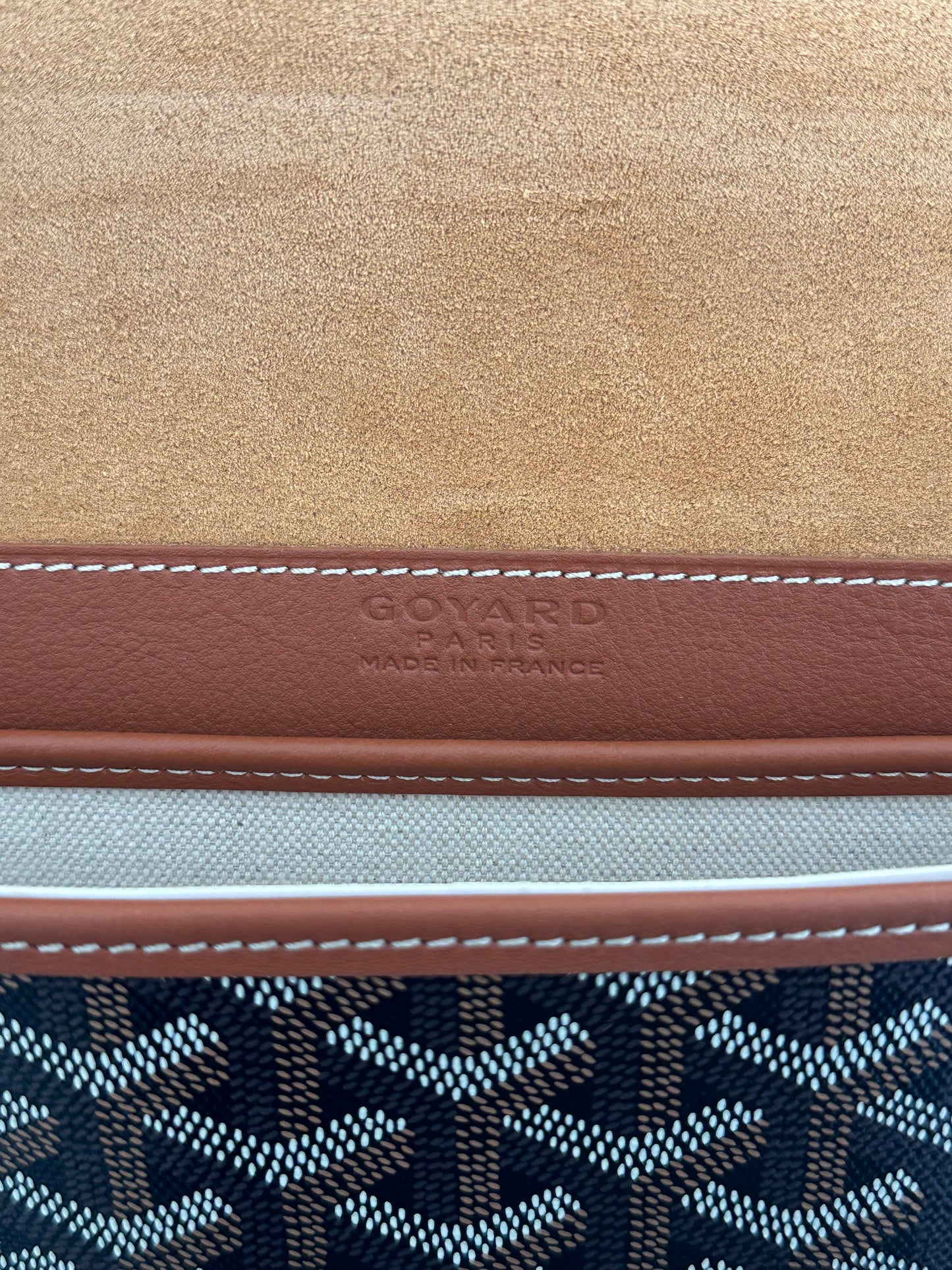 Goyard Black & Brown Coursier Messenger Bag
