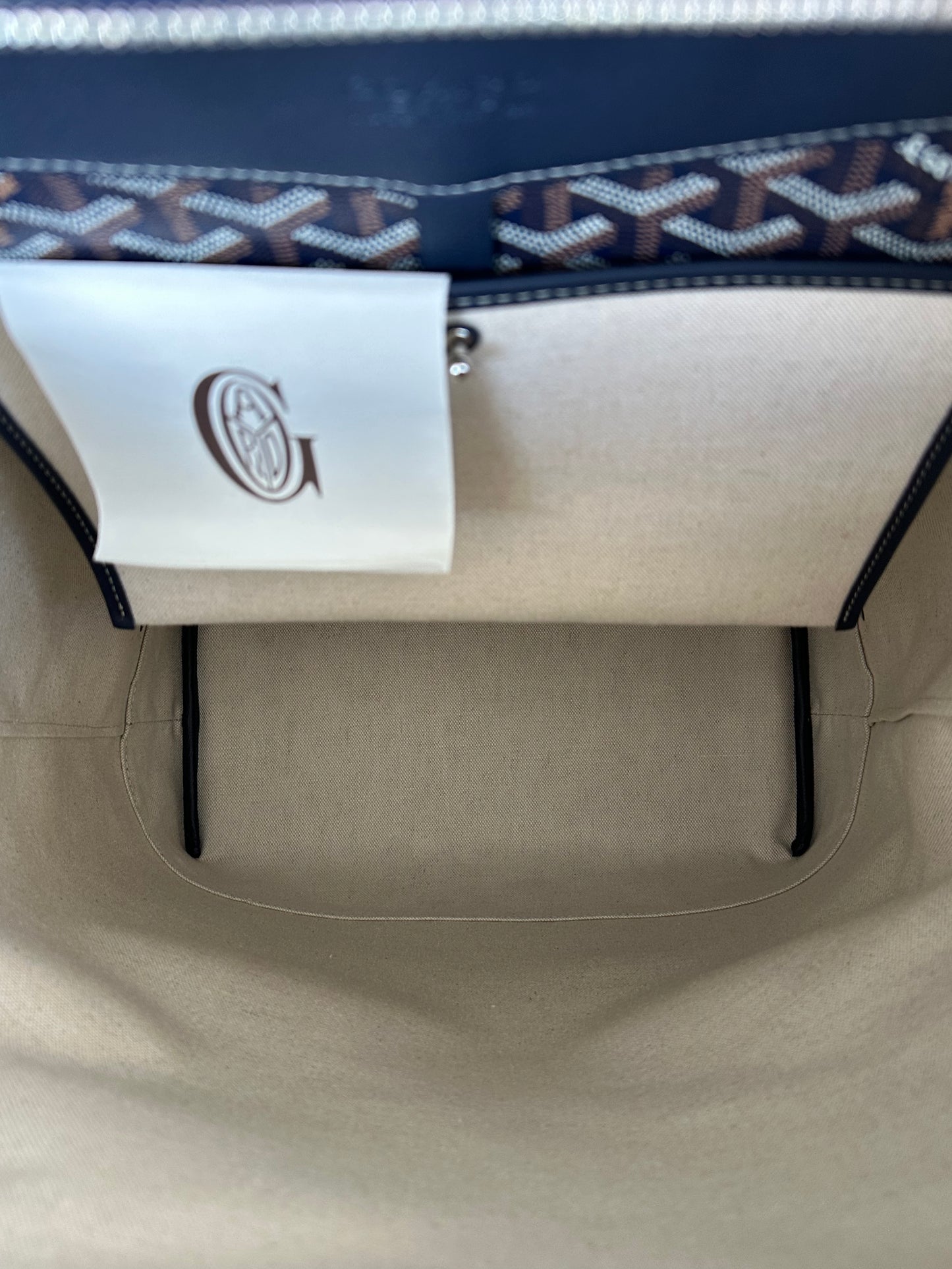 Goyard Navy Cisalpin Backpack