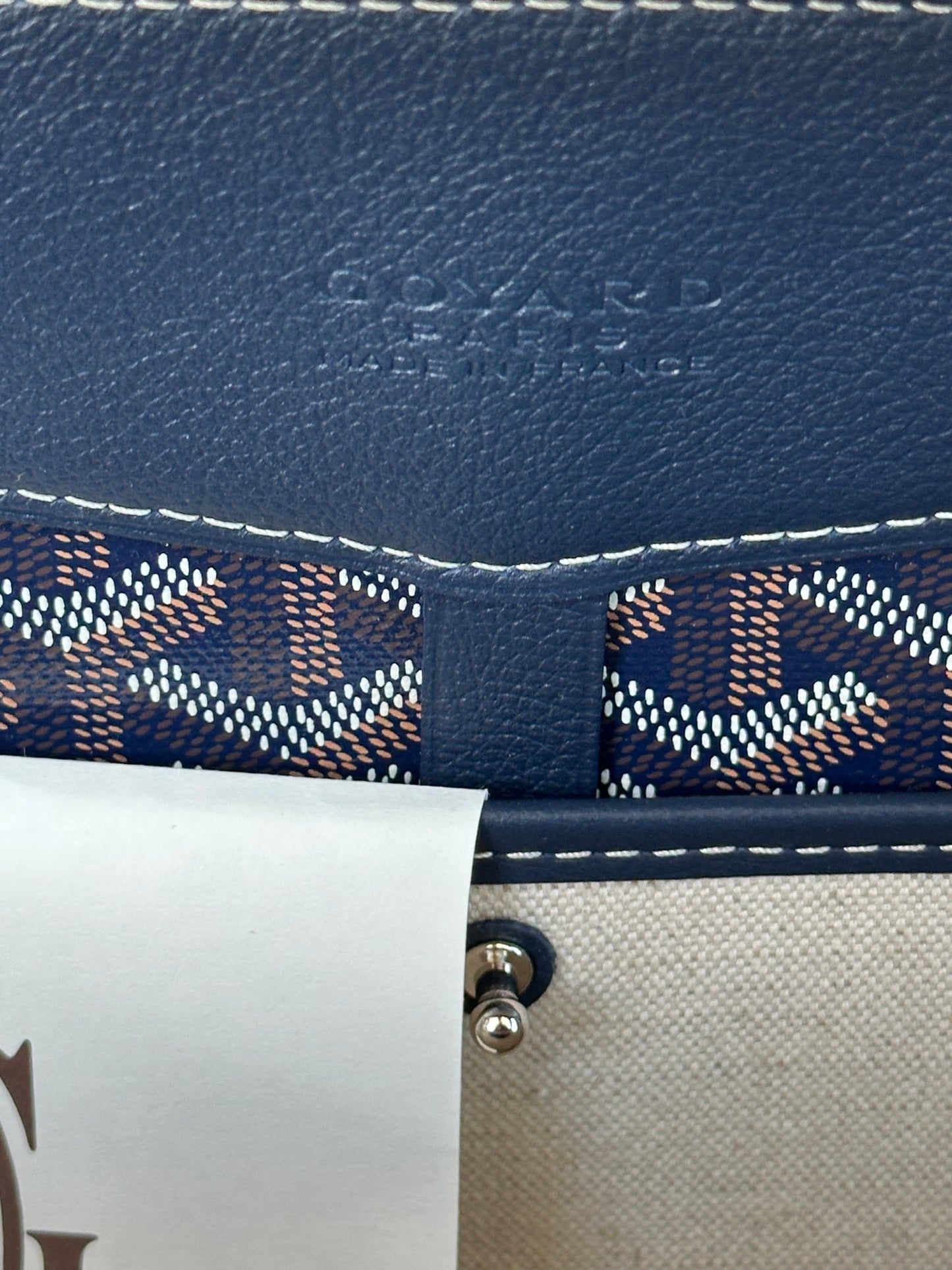 Goyard Navy Cisalpin Backpack
