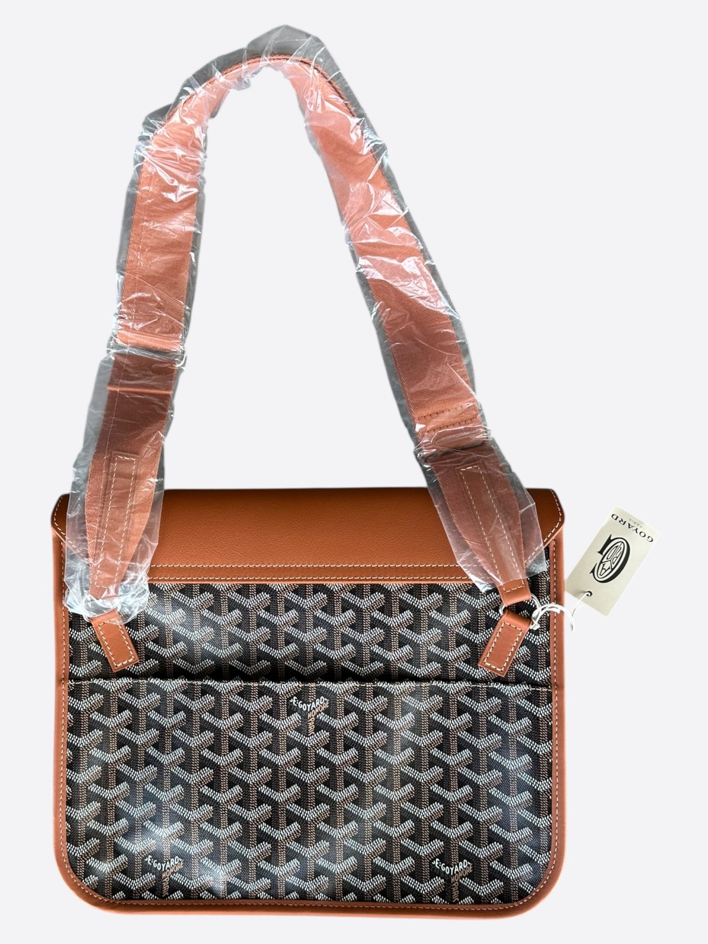 Goyard Black & Brown Coursier Messenger Bag