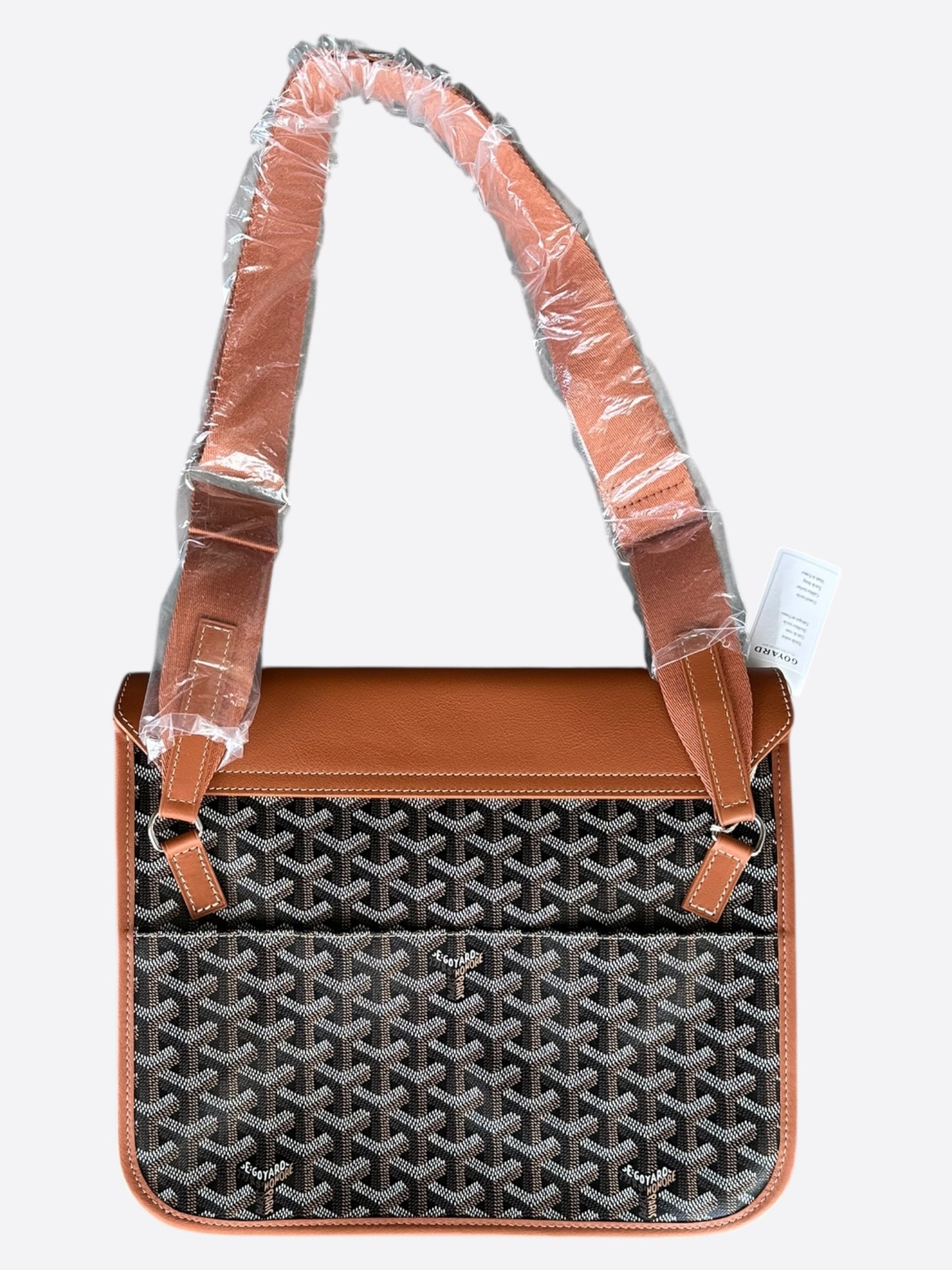 Goyard Black & Brown Coursier Messenger Bag