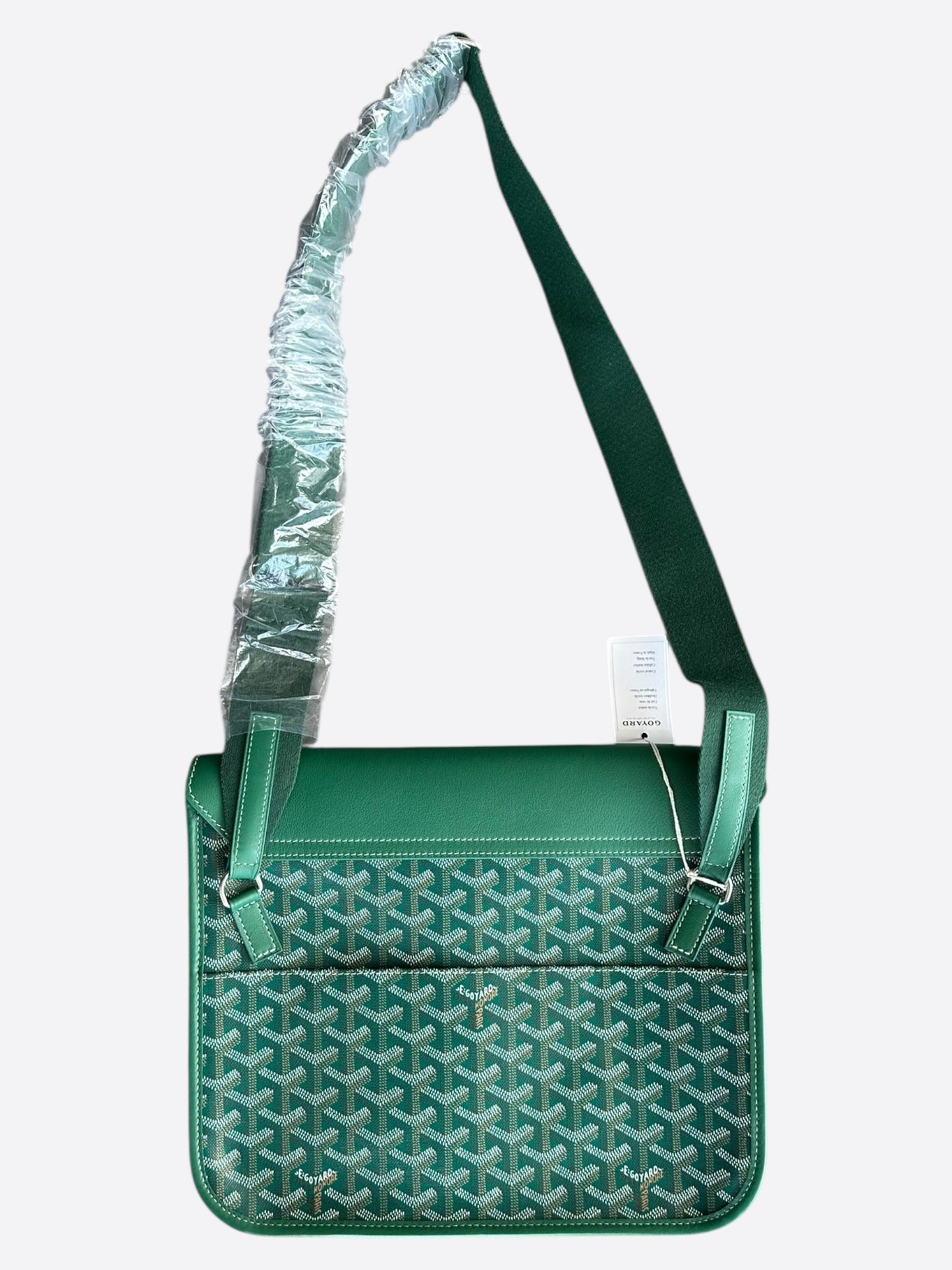 Goyard Green Coursier Messenger Bag