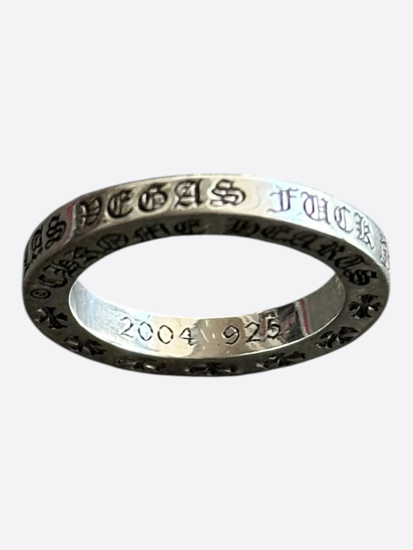 Chrome Hearts Silver Las Vegas Spacer Ring