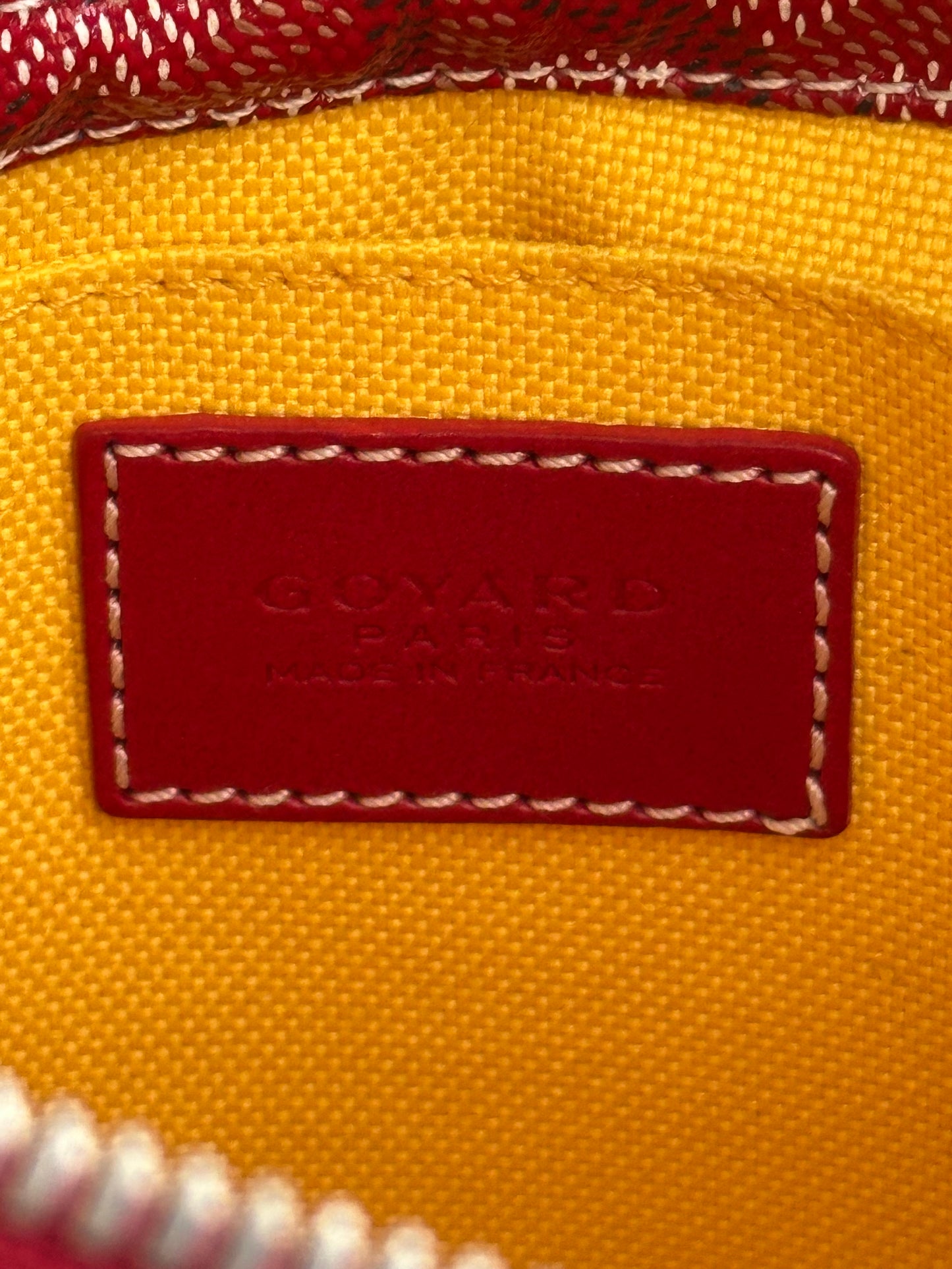 Goyard Red Miroir PM Toiletry Bag
