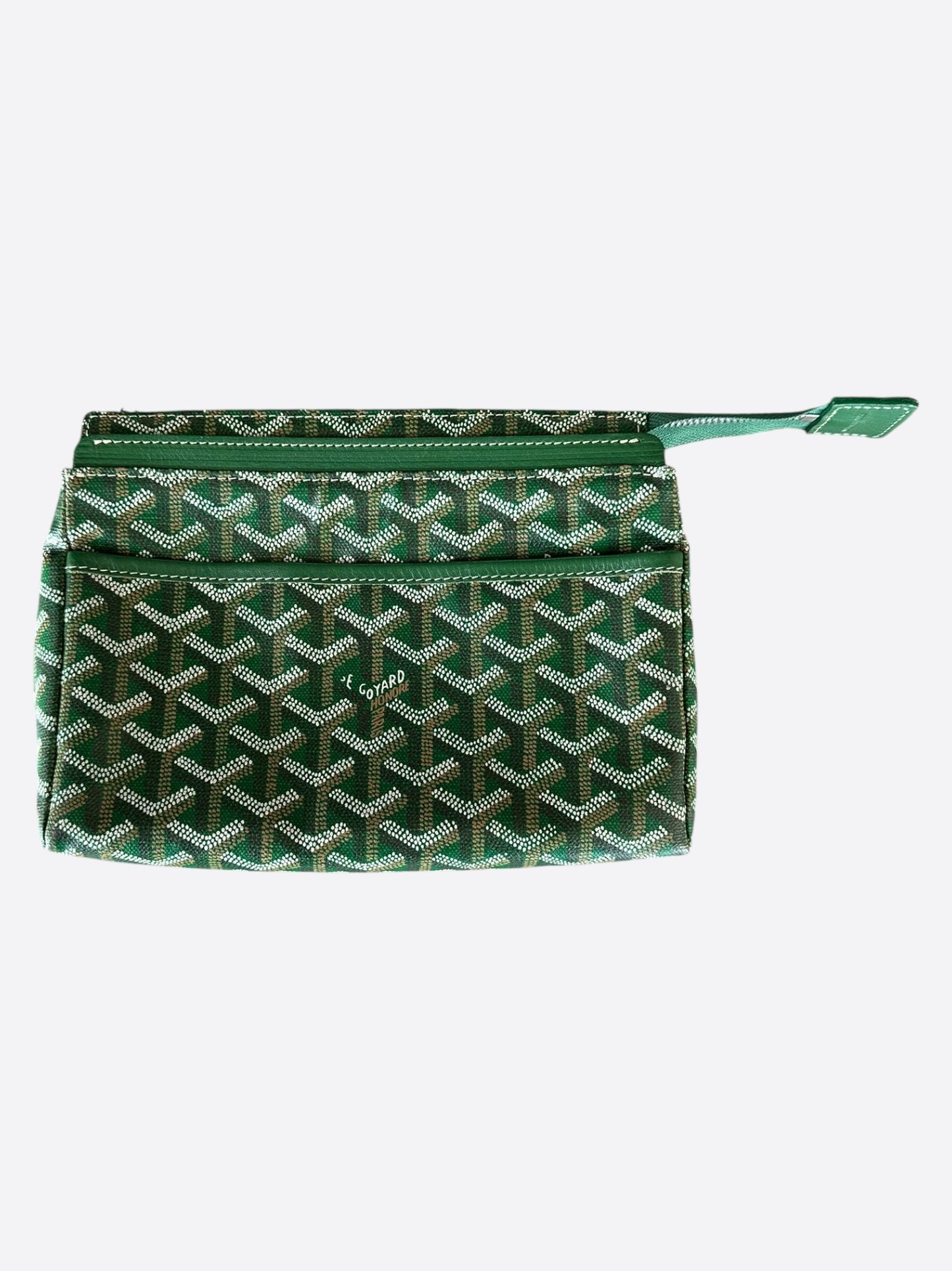 Goyard Green Miroir PM Toiletry Bag