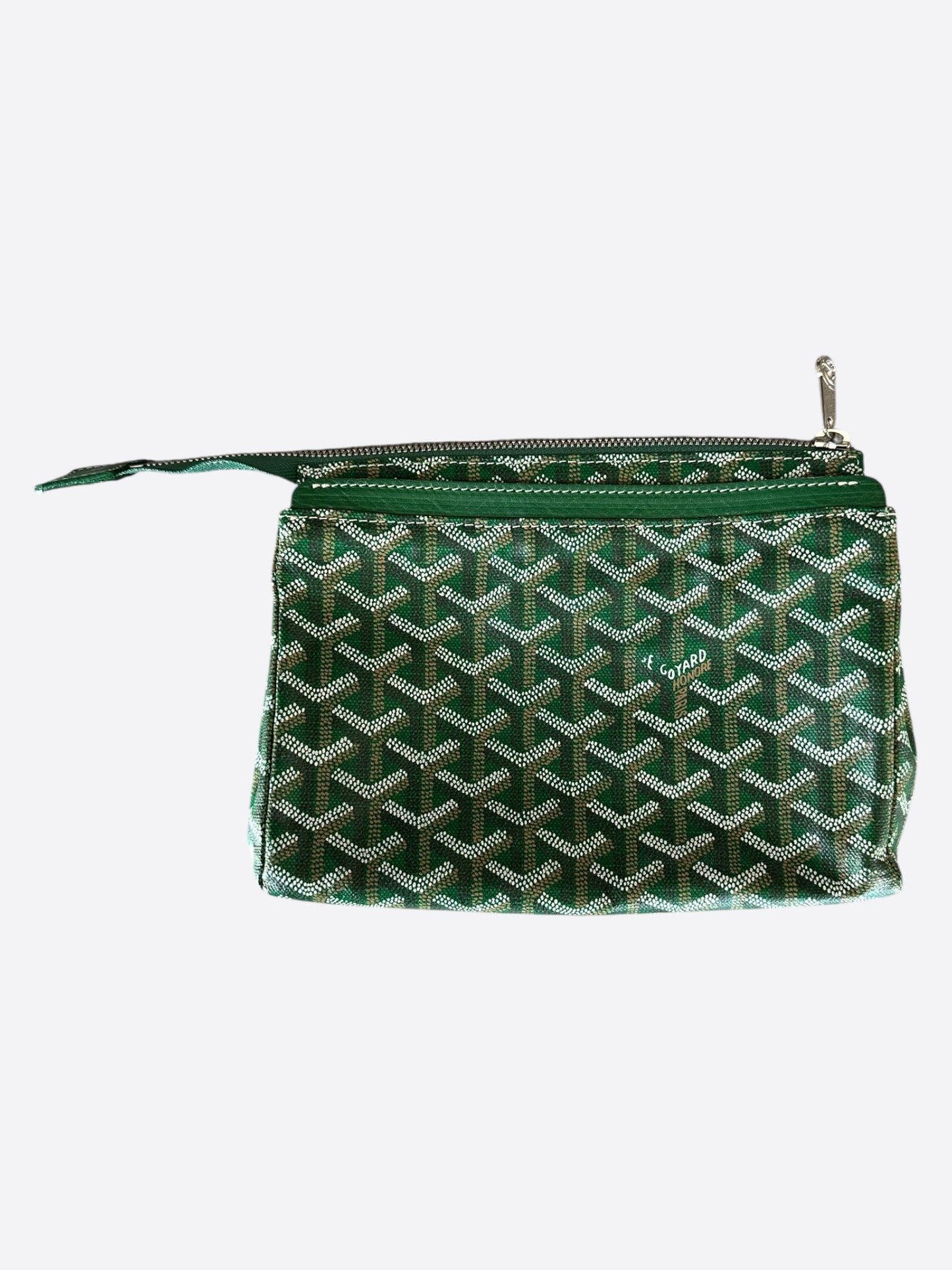 Goyard Green Miroir PM Toiletry Bag