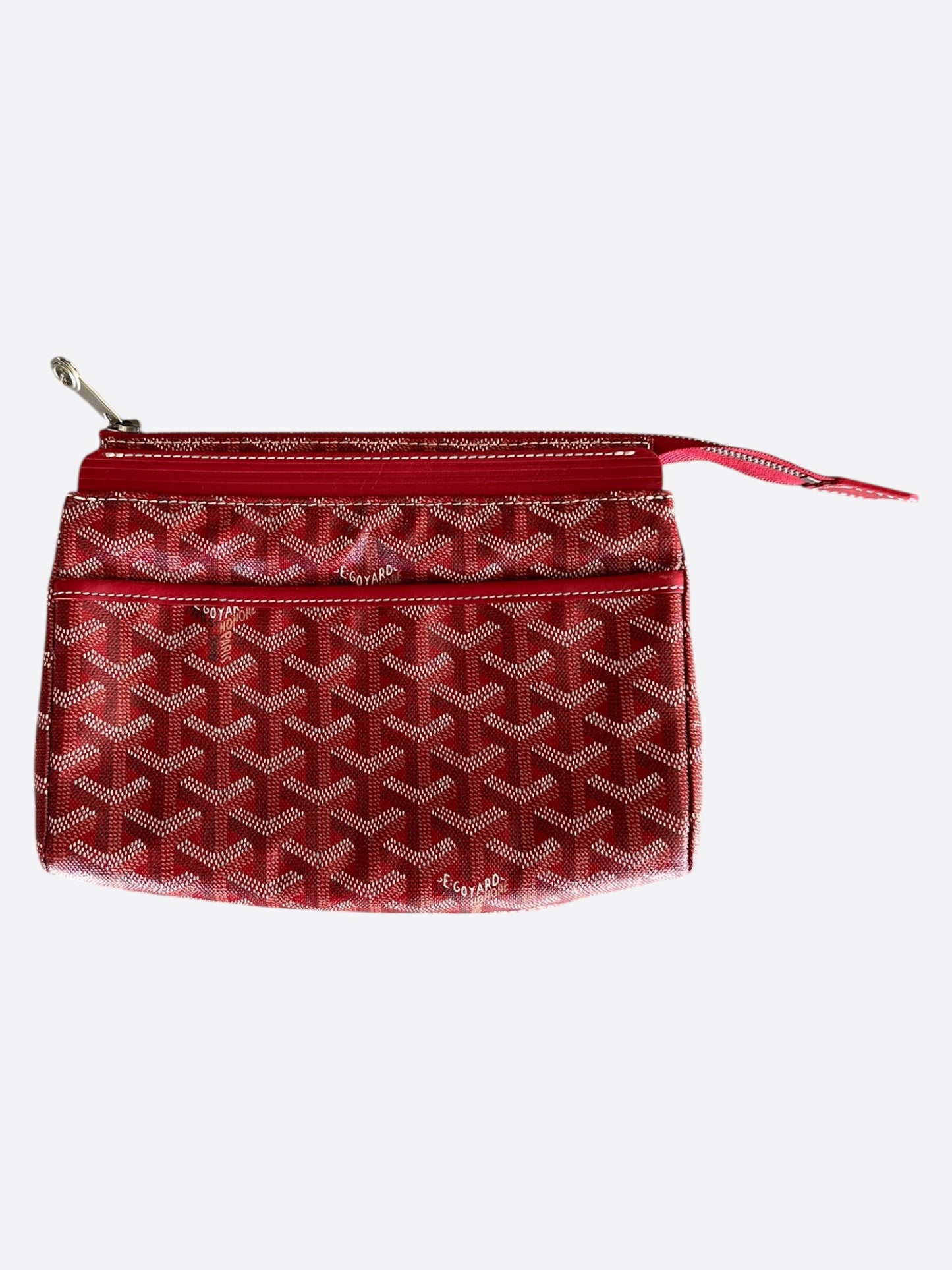 Goyard Red Miroir PM Toiletry Bag