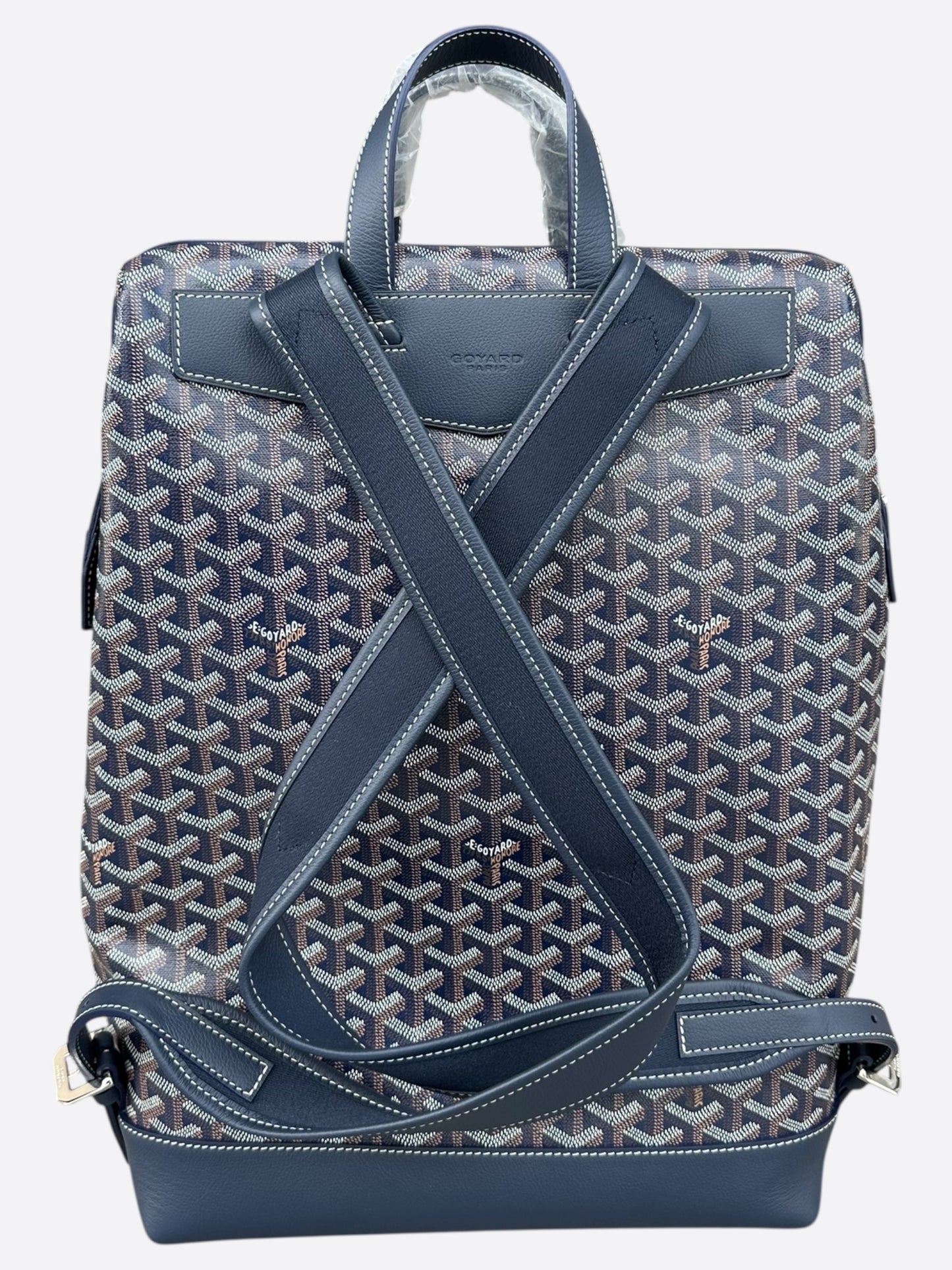 Goyard Navy Cisalpin Backpack