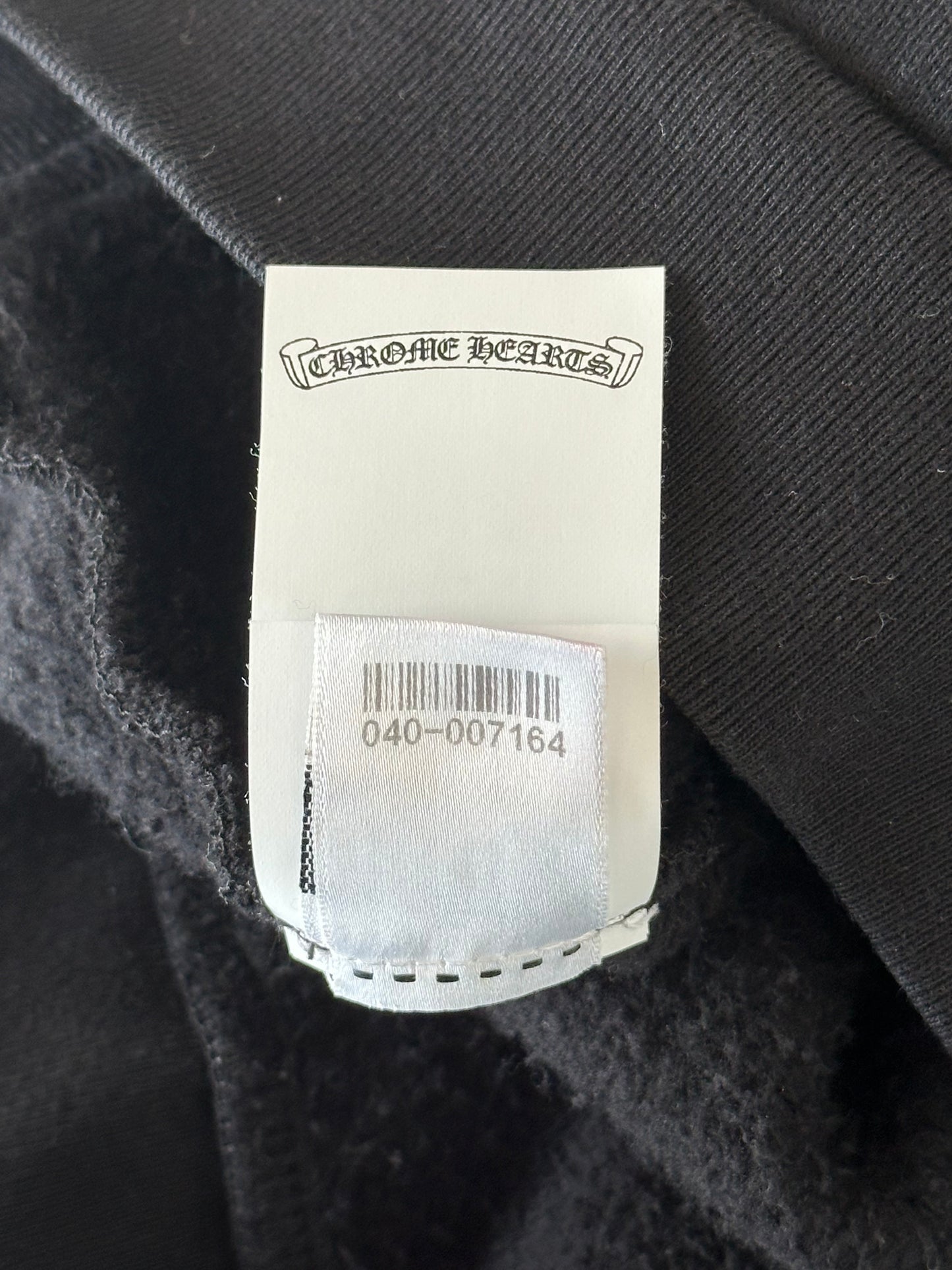Chrome Hearts Black Cross Patch Sweater