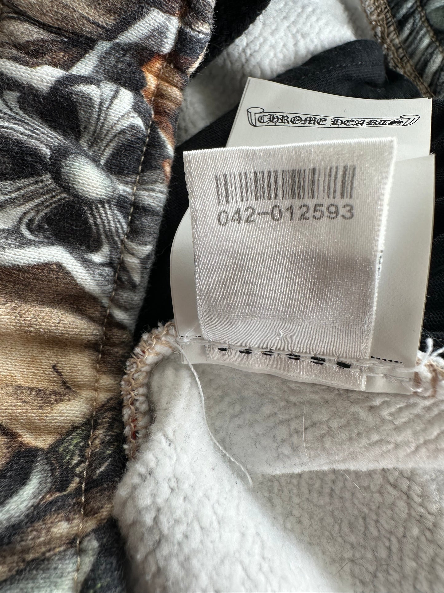 Chrome Hearts Nike NOCTA Camouflage & Black Cross Patch Sweatpants