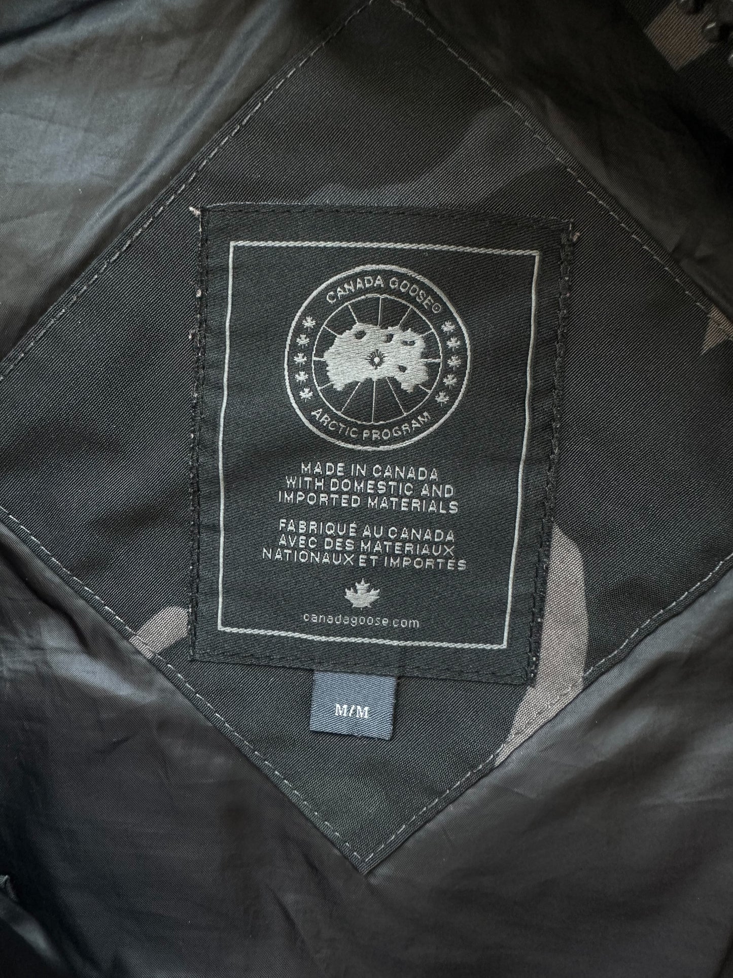 Canada Goose Black Camo Shelburne Black Label Women's Jacket