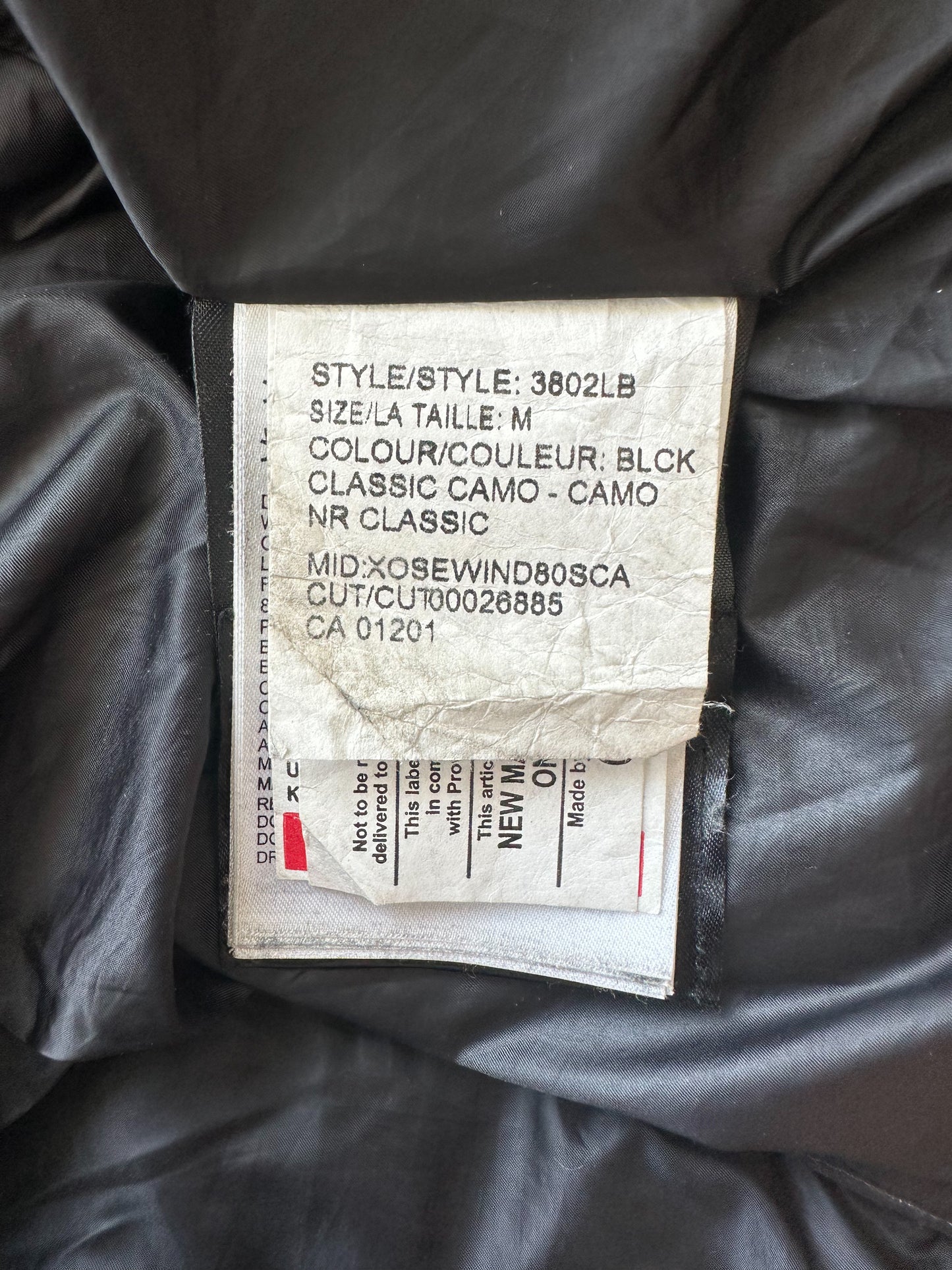 Canada Goose Black Camo Shelburne Black Label Women's Jacket