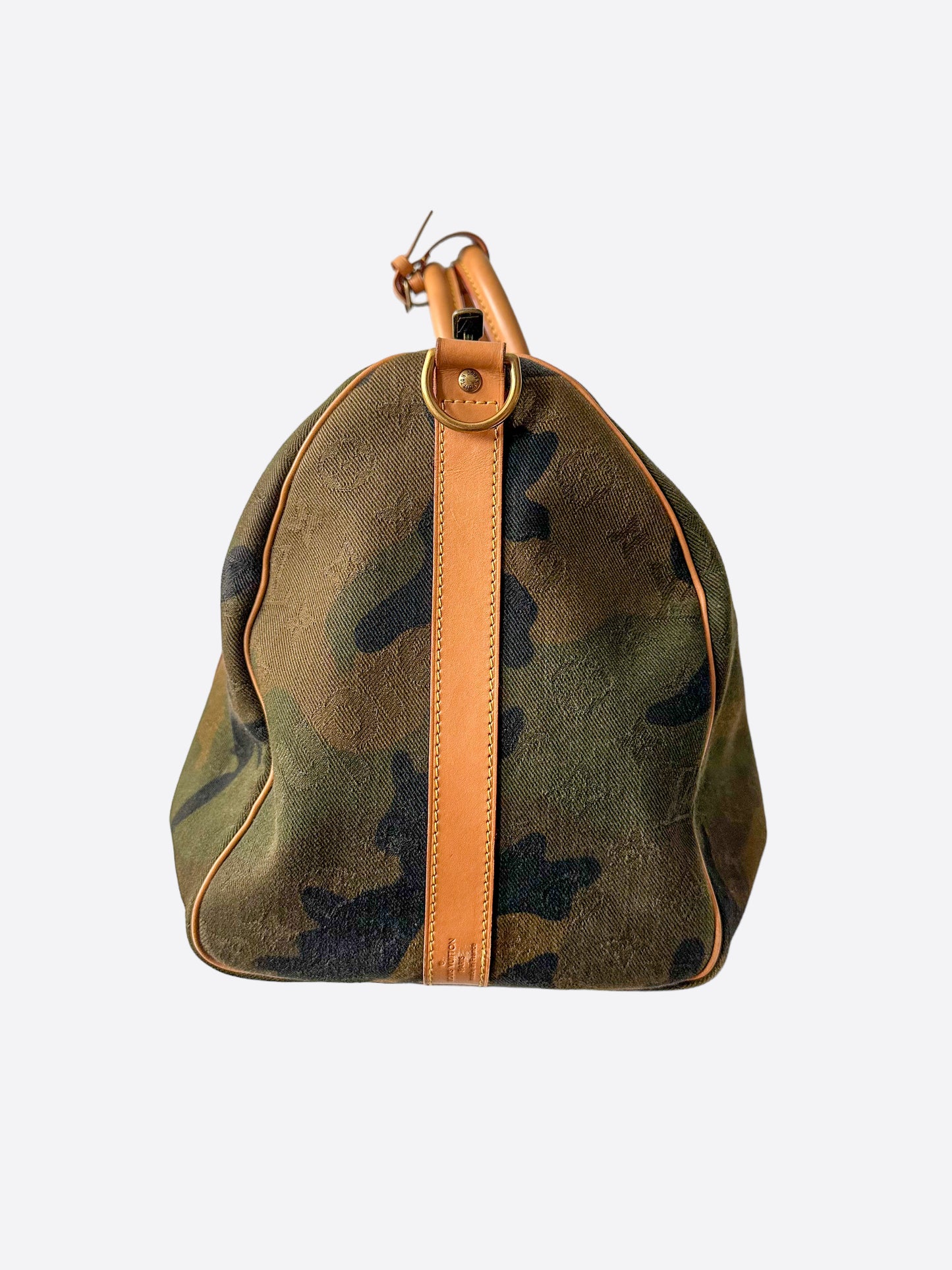 Louis Vuitton Supreme Camo Monogram Keepall 50