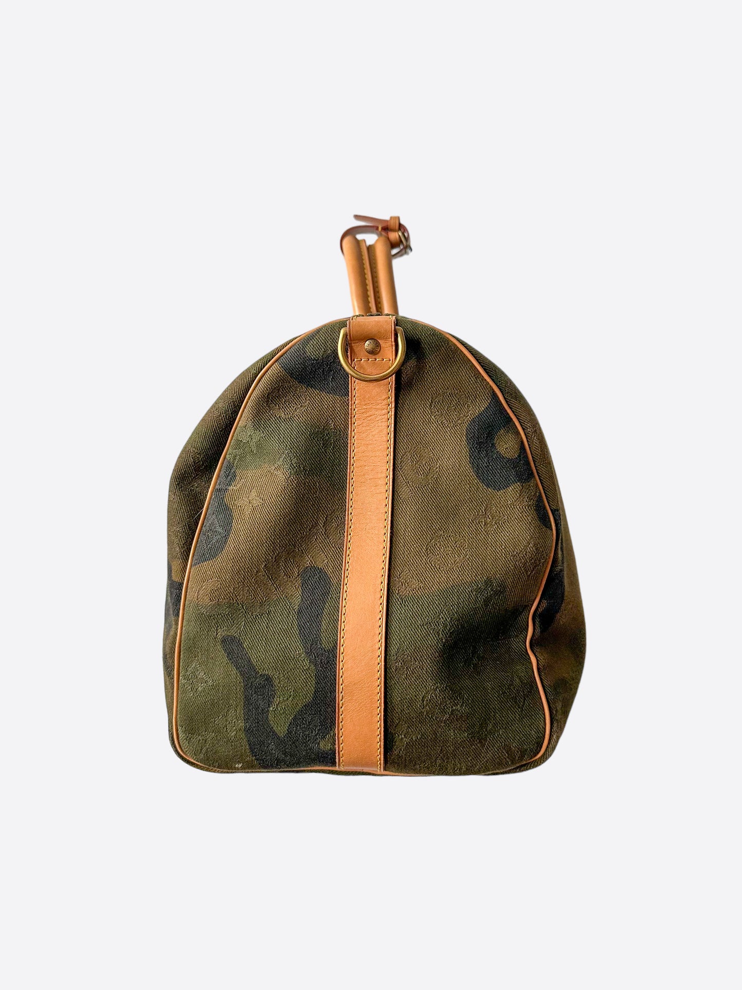 Louis Vuitton Supreme Camo Monogram Keepall 50