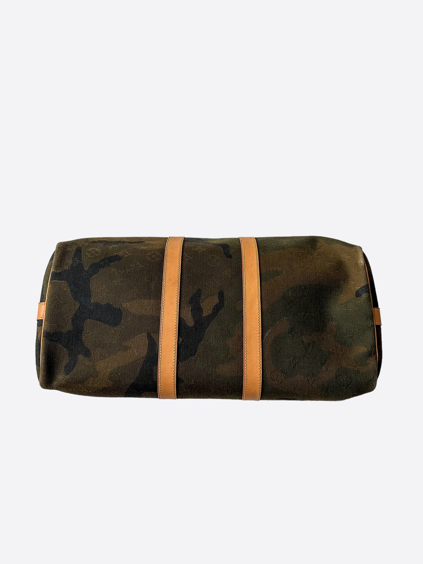 Louis Vuitton Supreme Camo Monogram Keepall 50