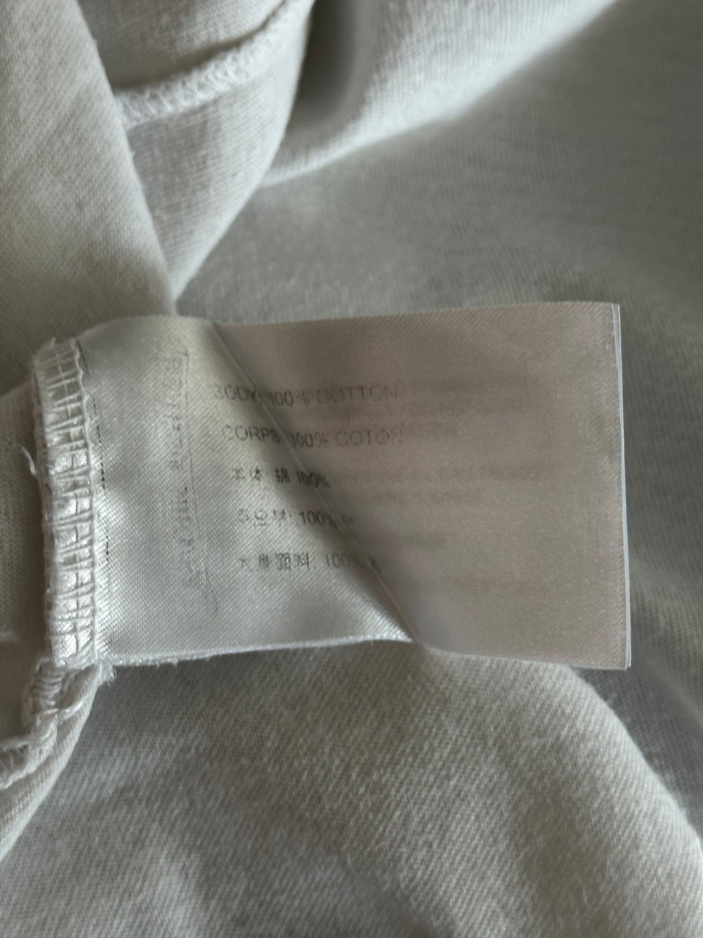 Chrome Hearts White & Black Scroll Logo T-Shirt