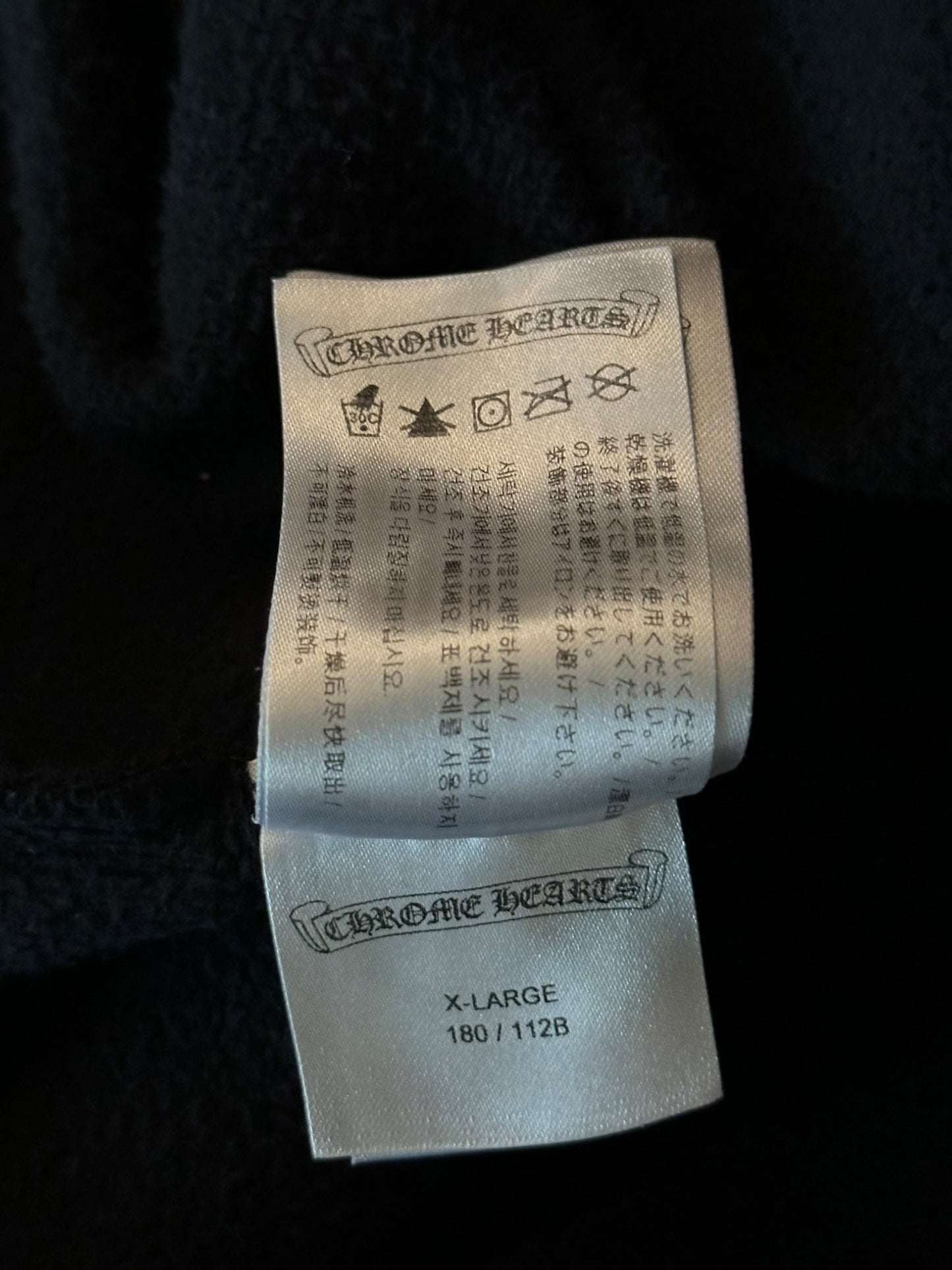 Chrome Hearts Black & Blue Mapplethorpe Hoodie