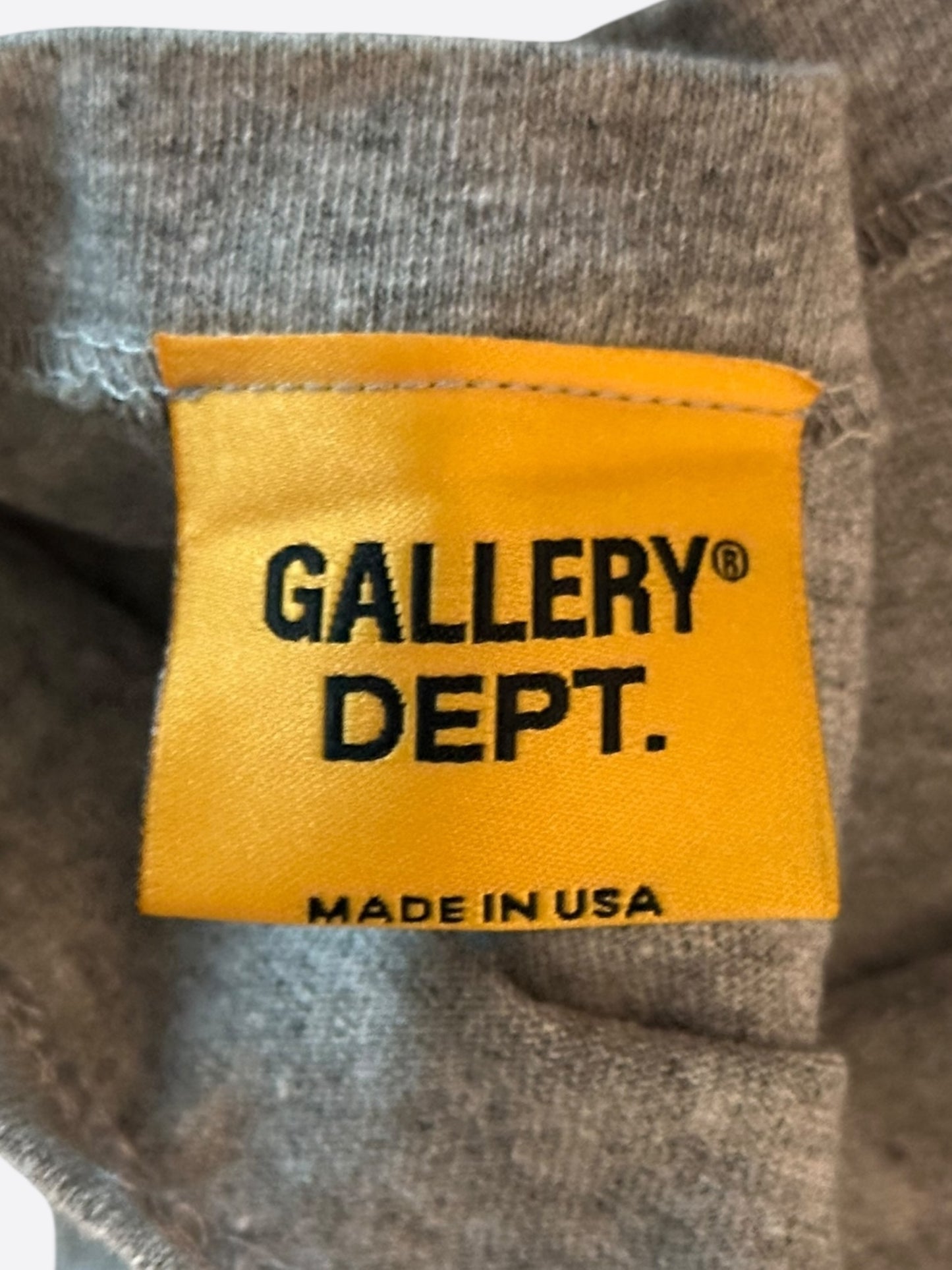 Gallery Dept Grey & Green Souvenir Logo Longsleeve T-Shirt