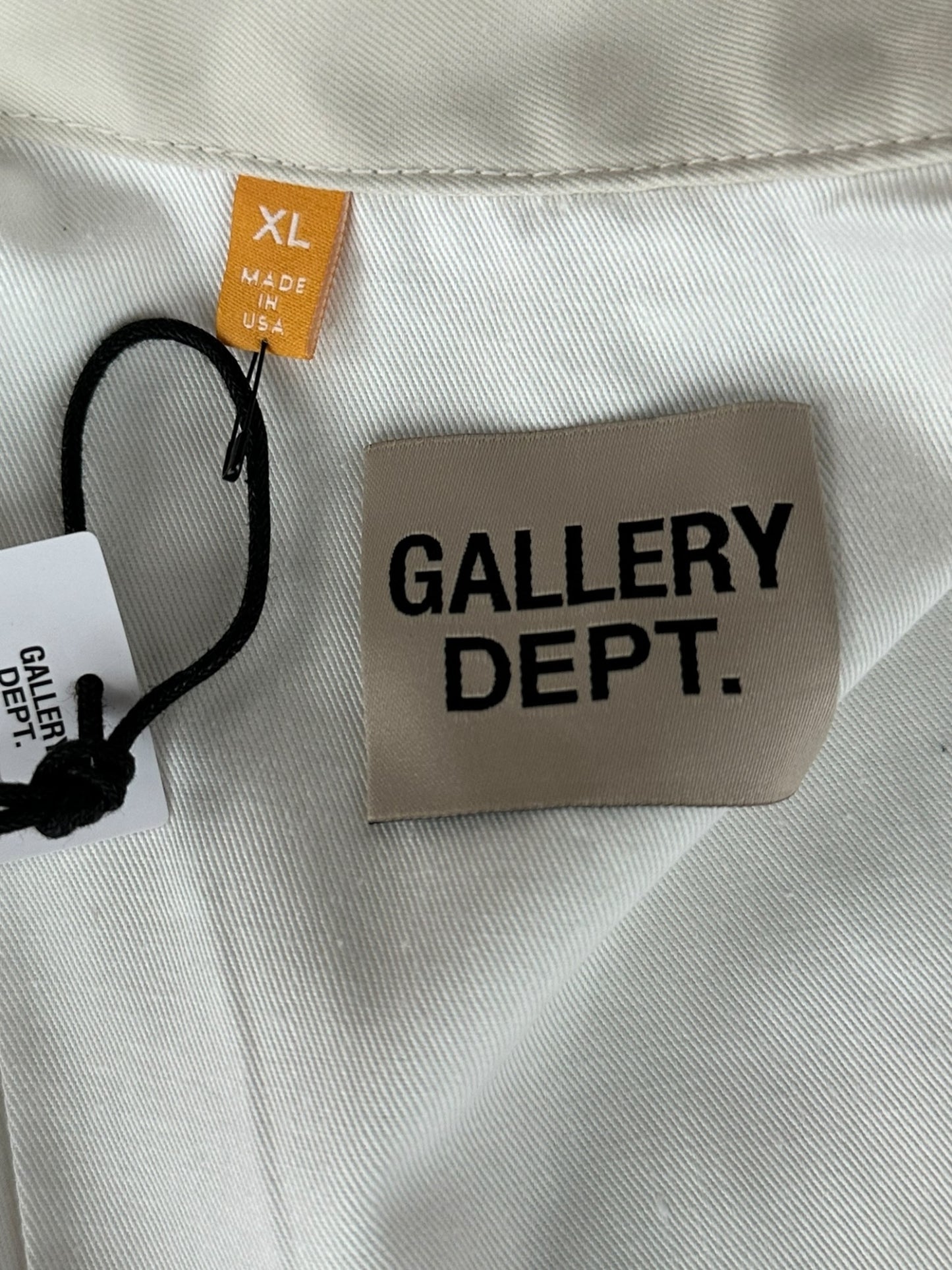 Gallery Dept Beige & Orange Logo Montecito Jacket