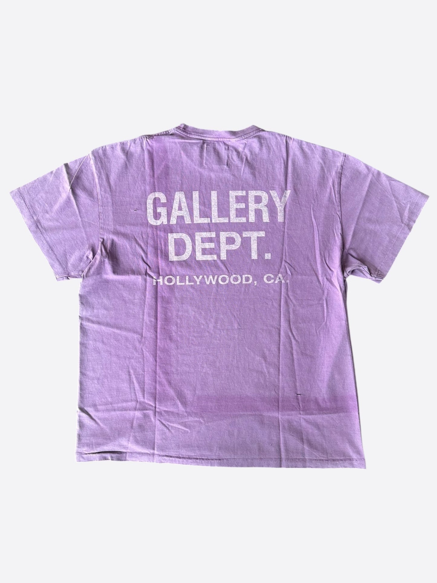 Gallery Dept Vintage Purple & White Logo T-Shirt