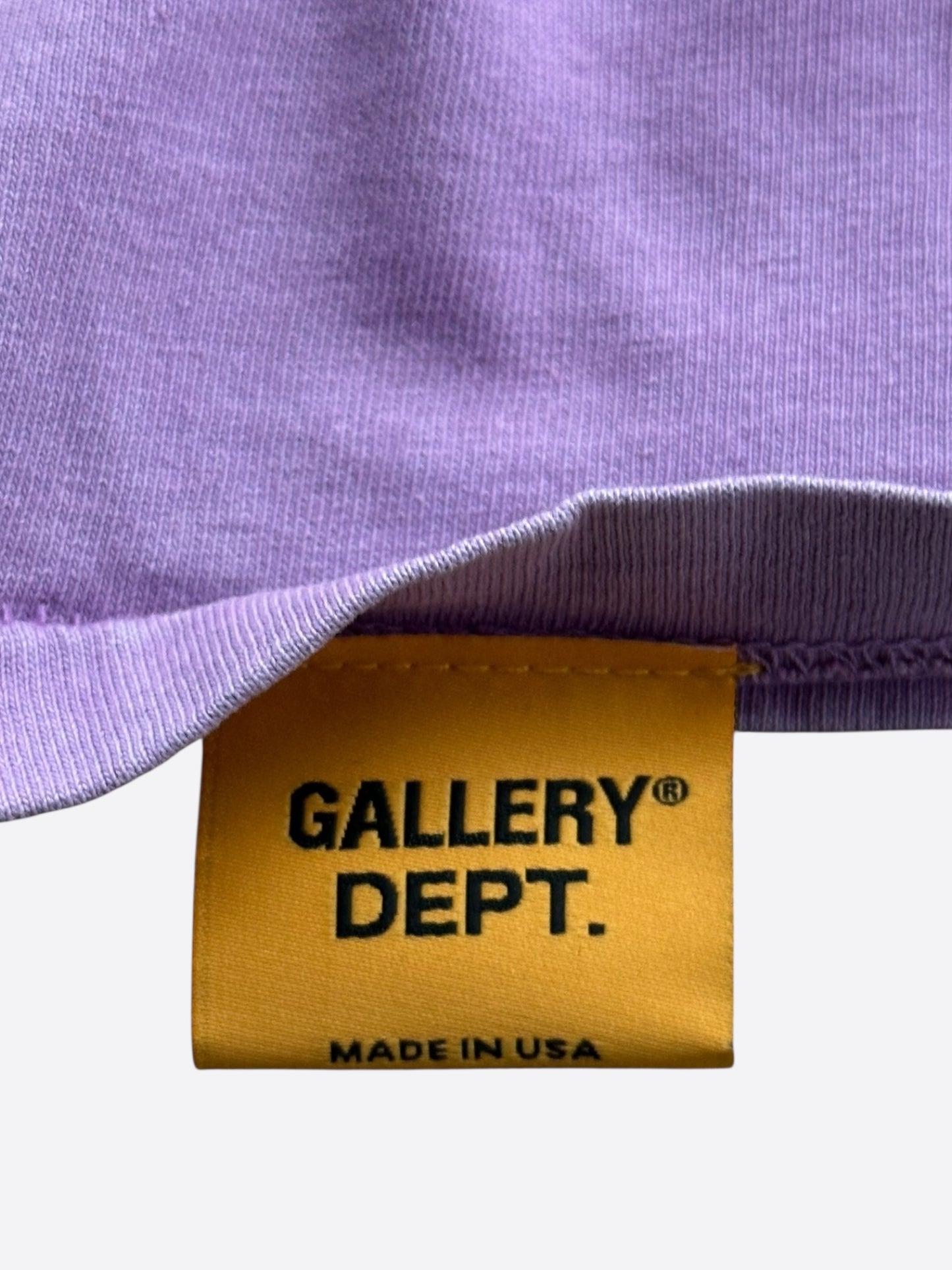 Gallery Dept Vintage Purple & White Logo T-Shirt