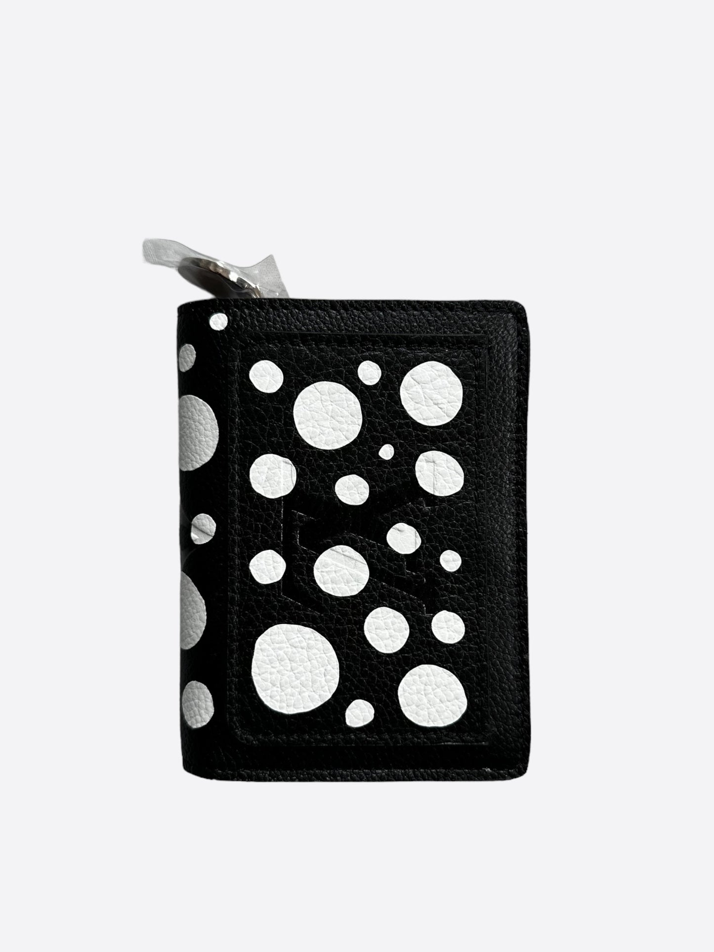 Louis Vuitton Yayoi Kusama Black Monogram Polka Dot Folding Wallet