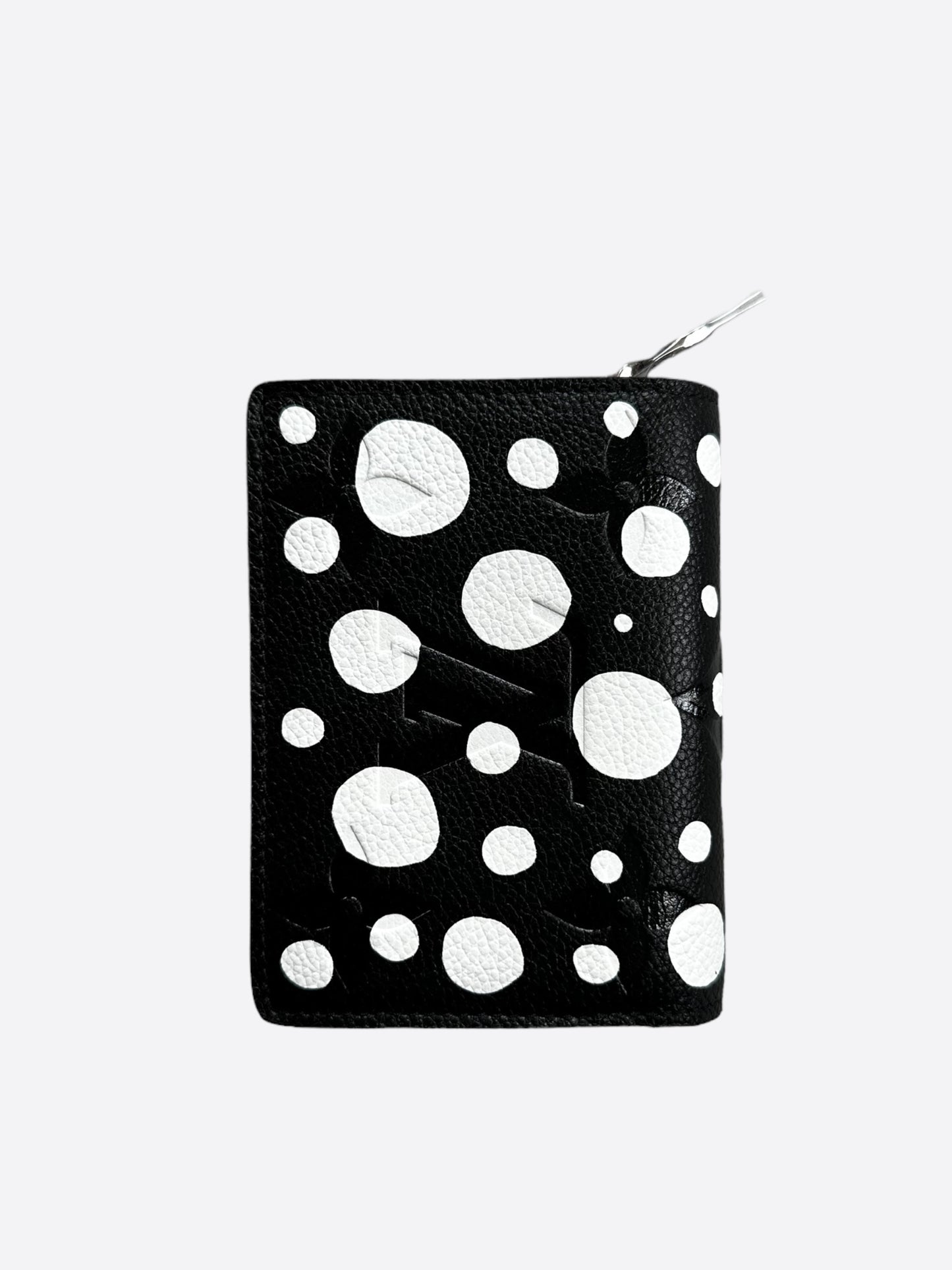 Louis Vuitton Yayoi Kusama Black Monogram Polka Dot Folding Wallet