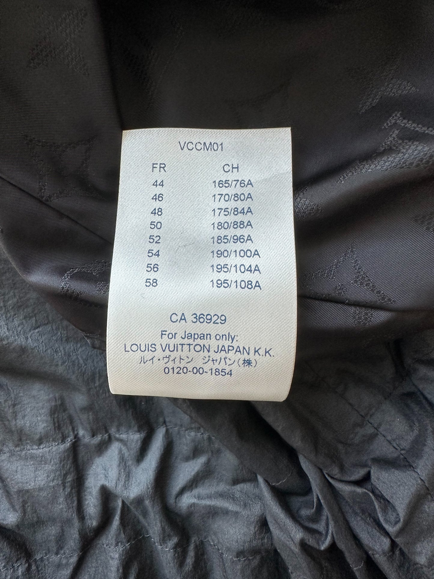 Louis Vuitton NBA Black Monogram Jacket