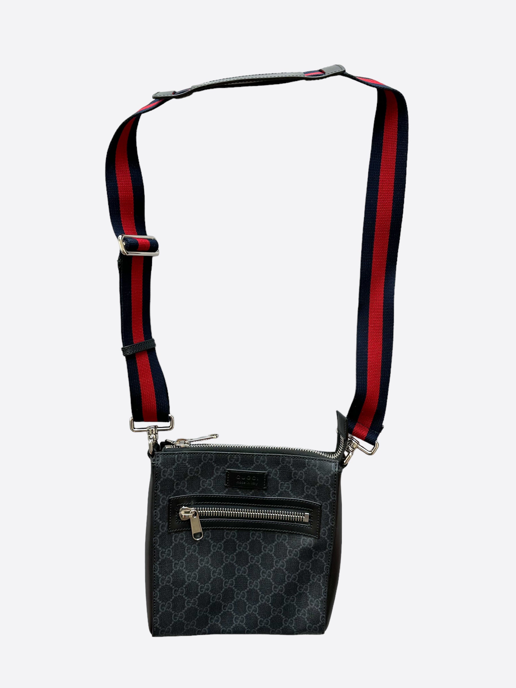 Gucci GG Supreme Small Messenger Bag Black