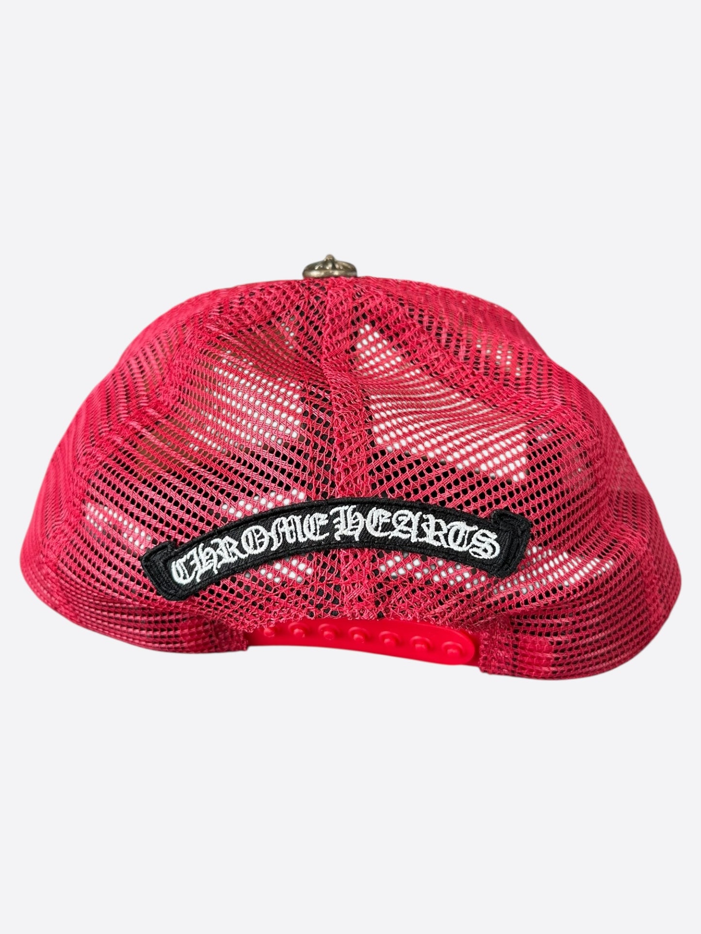 Chrome Hearts Matty Boy Red & White Sex Records Trucker Hat