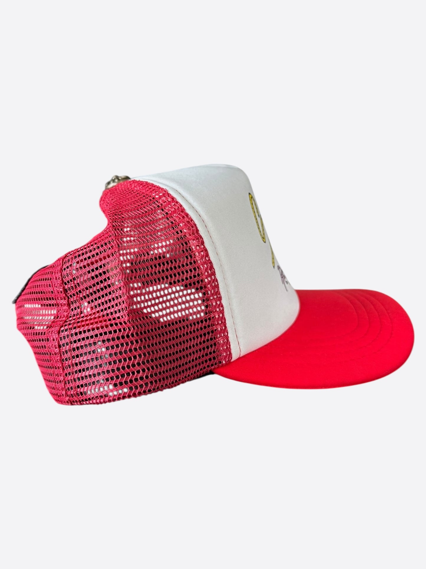 Chrome Hearts Matty Boy Red & White Sex Records Trucker Hat