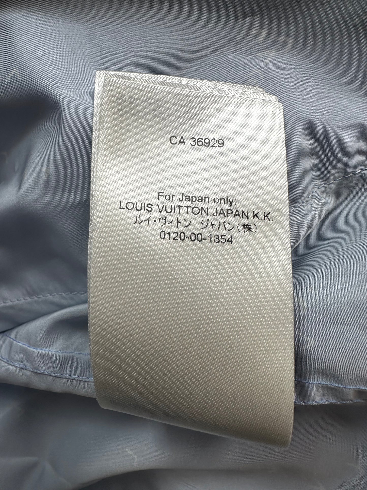 Louis Vuitton Blue LV Spread Damier Windbreaker
