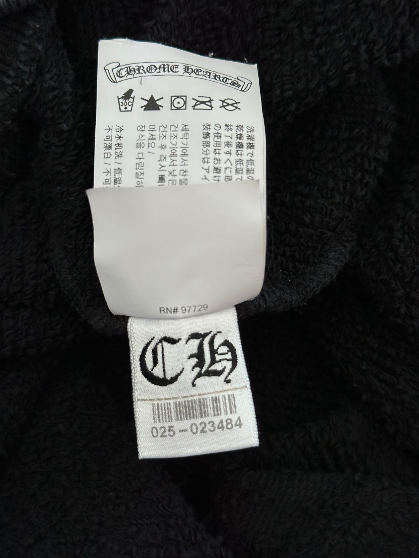 Chrome Hearts Black Cross Jacquard Embroidered Sweater
