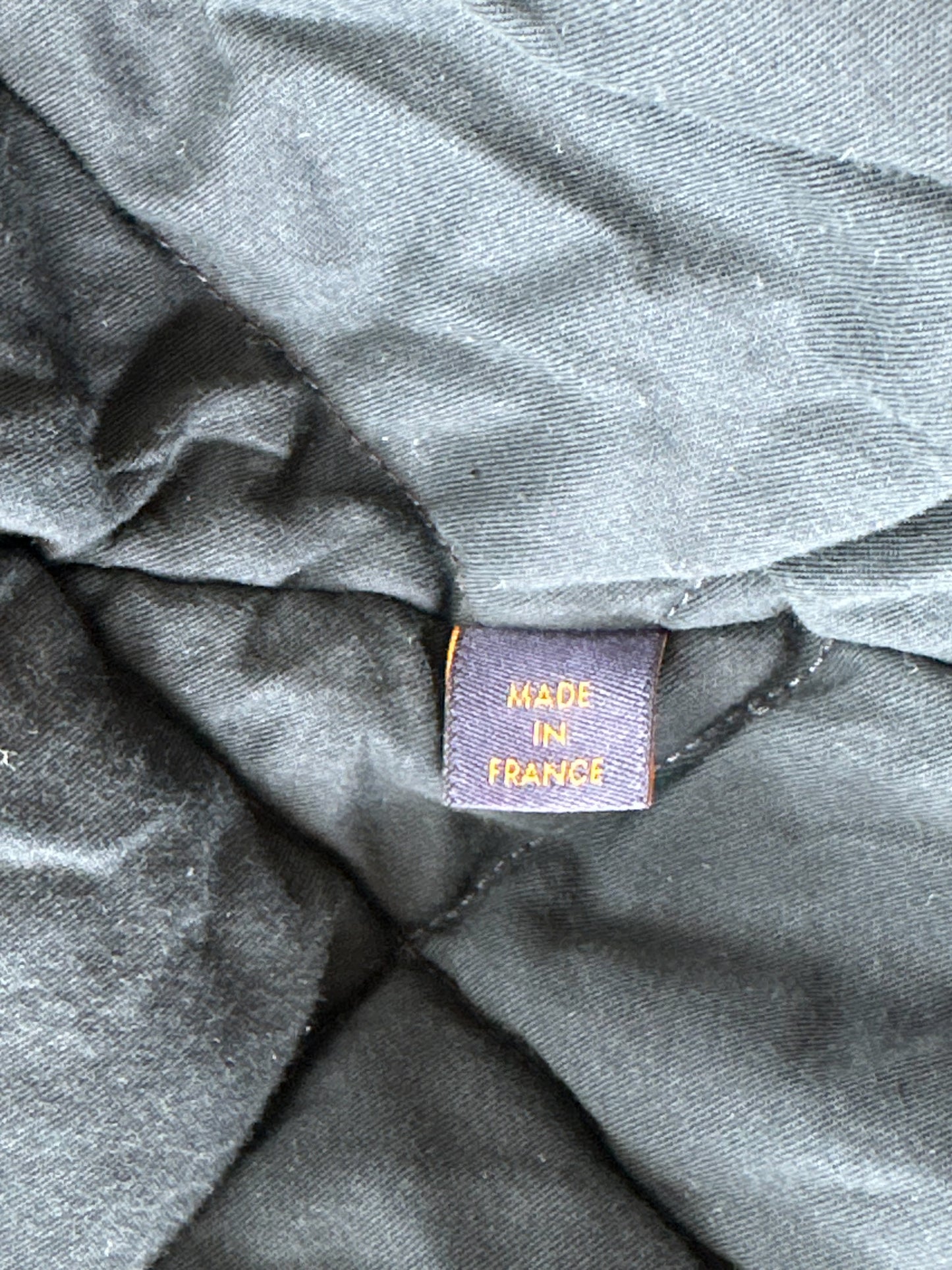 Louis Vuitton Black & Blue Monogram Nylon Bomber Jacket