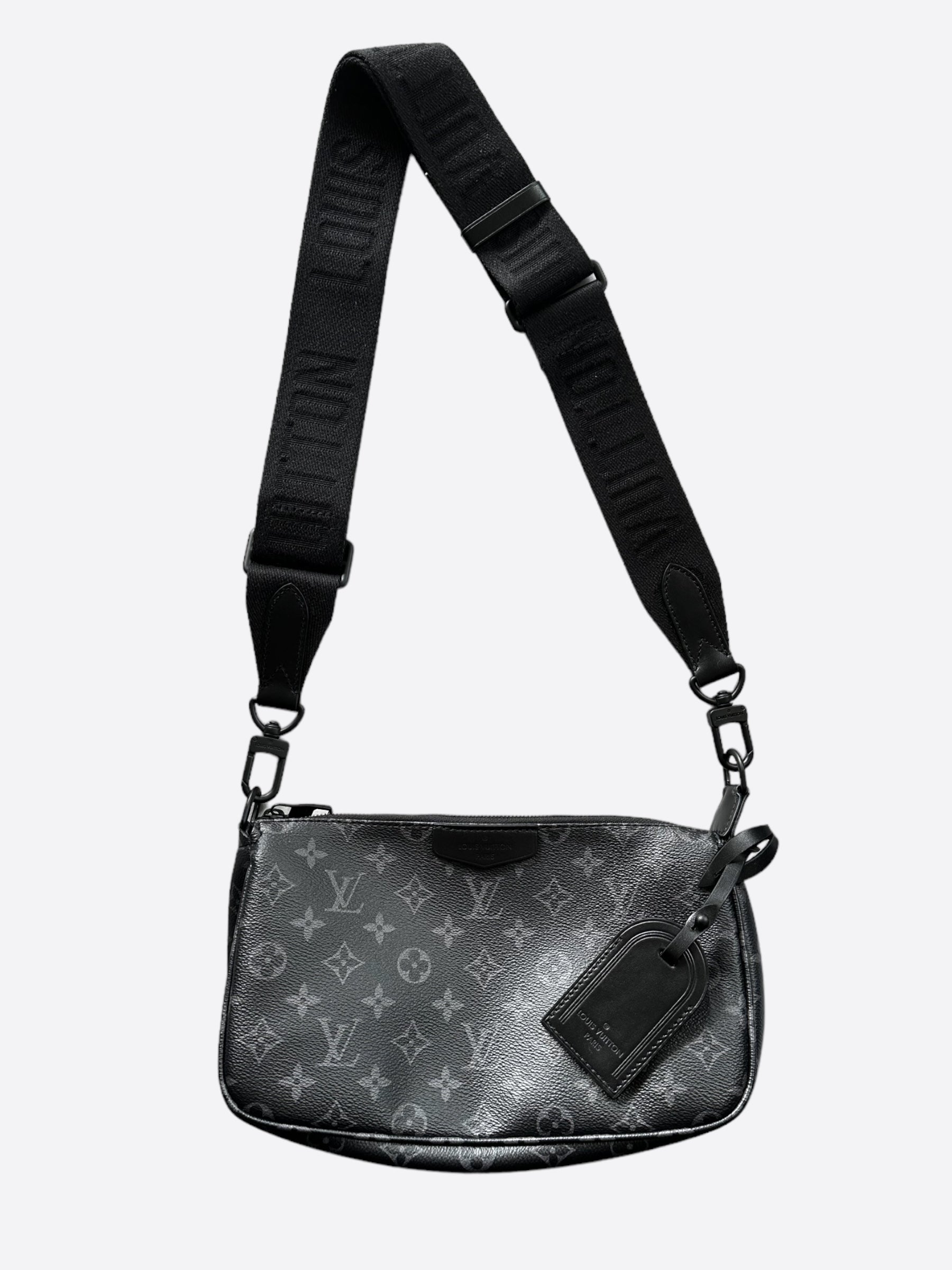 Louis Vuitton Monogram Eclipse Pochette Accessoire XL – Savonches