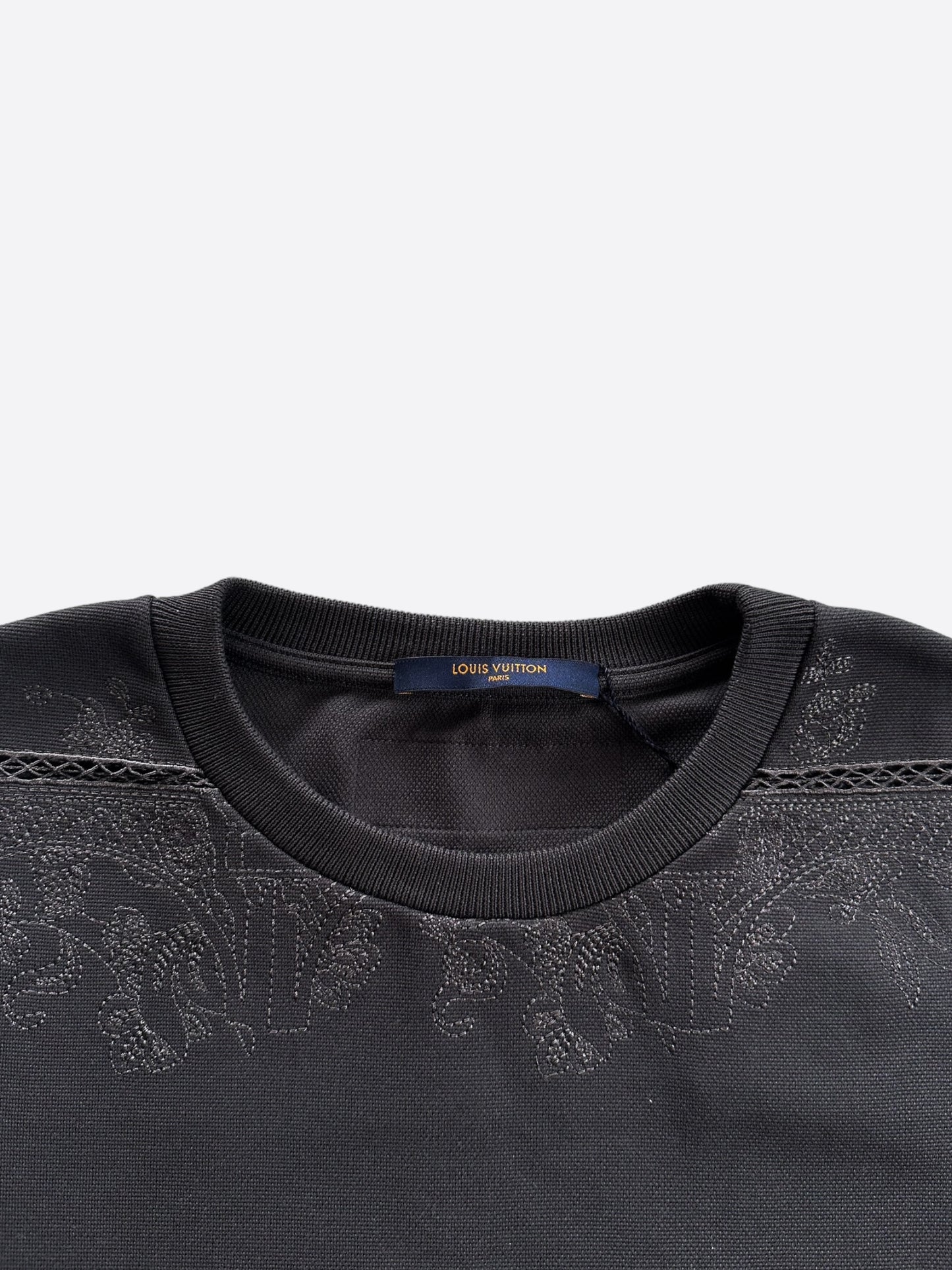 Louis Vuitton Grey Notre Dame Embroidered T-Shirt