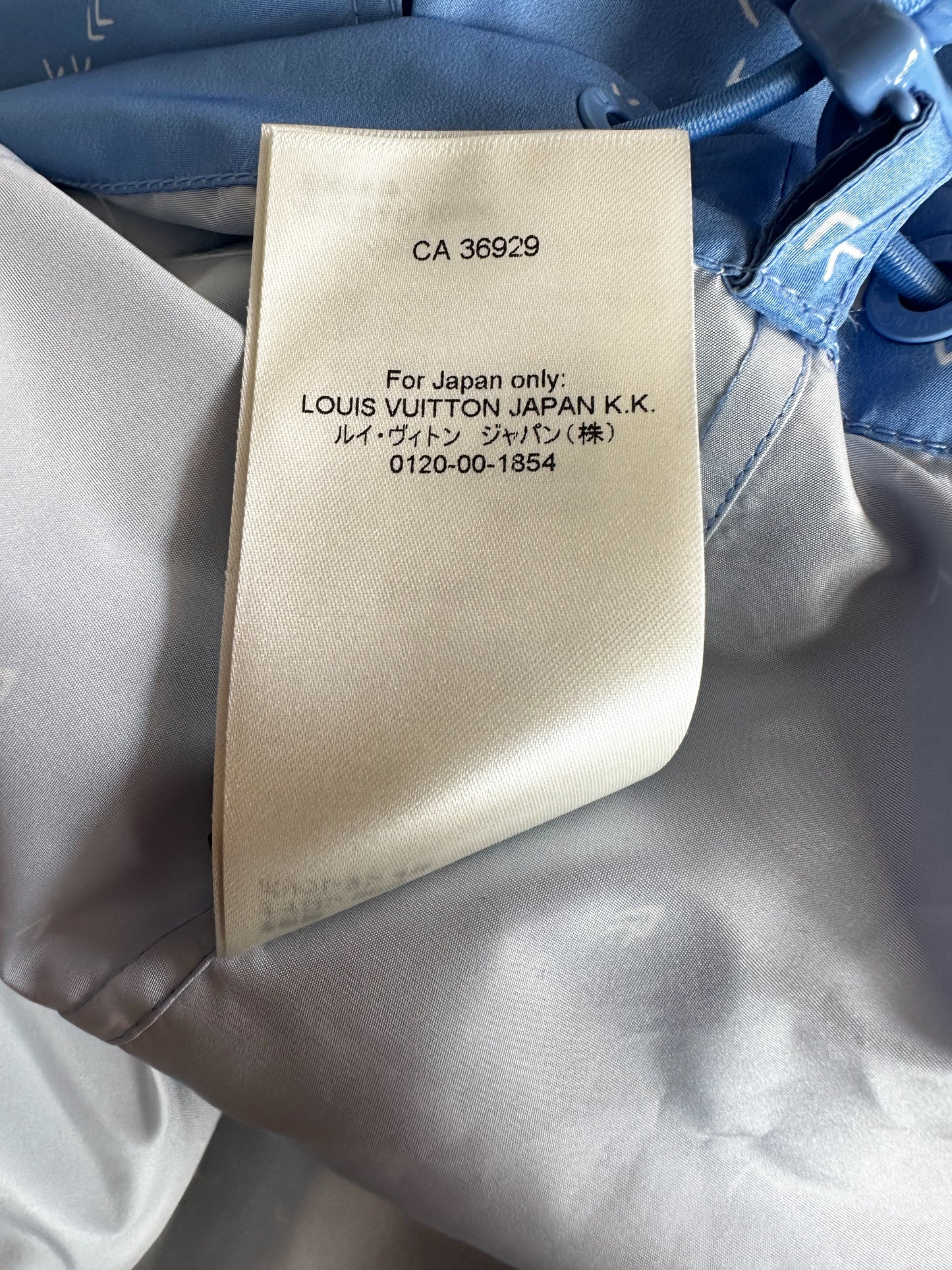 Louis Vuitton Blue LV Spread Damier Windbreaker